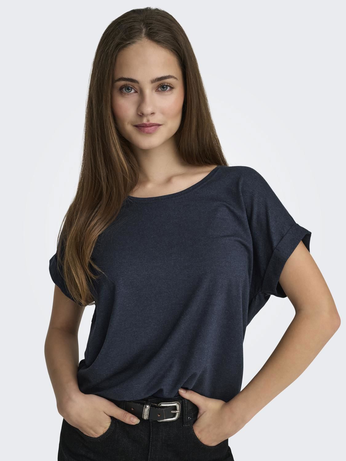 Onlmoster S/s O-Neck Top Noos Jrs