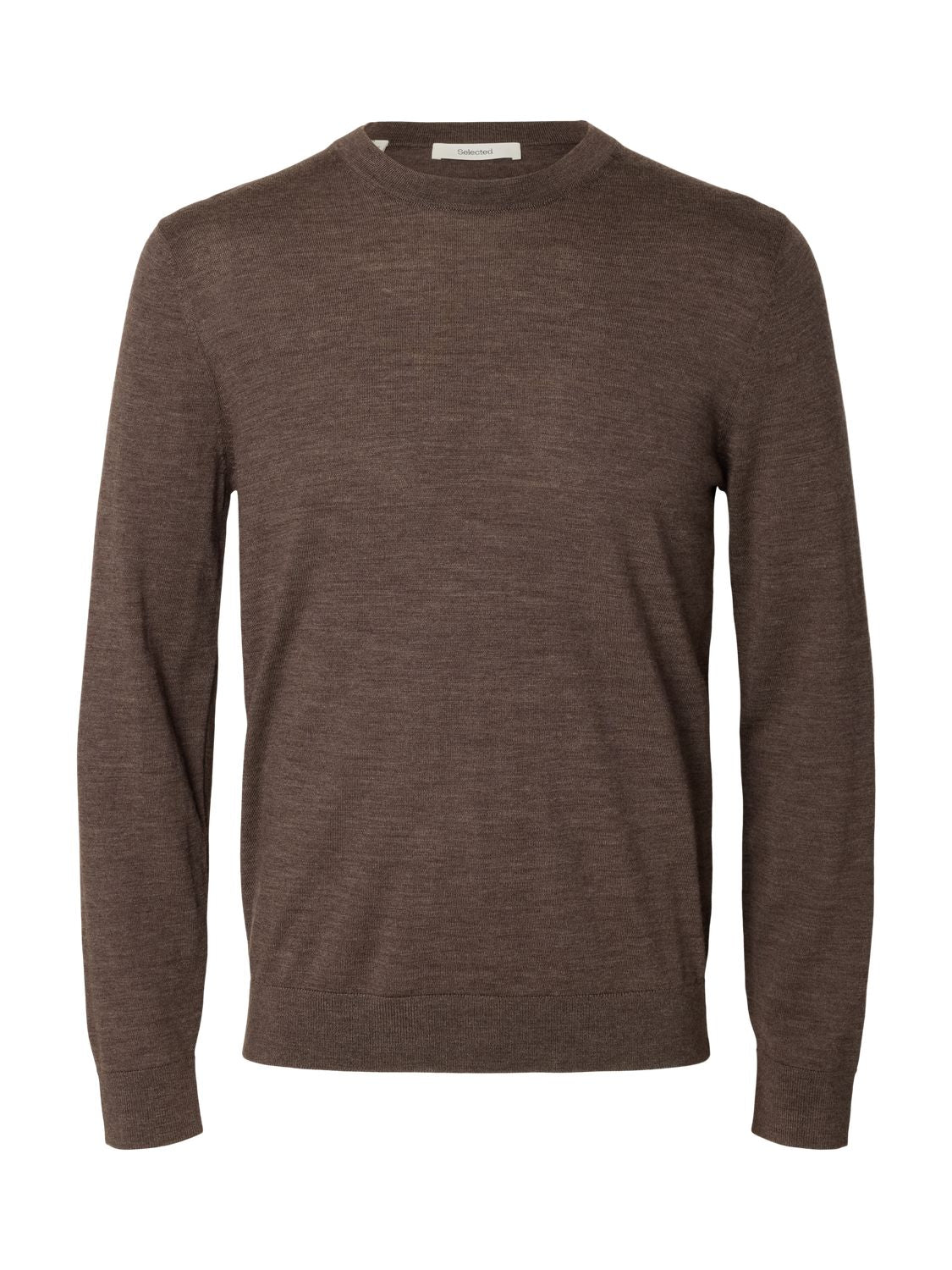 Slmtray Ls Knit Reg Merino Crew Delicioso