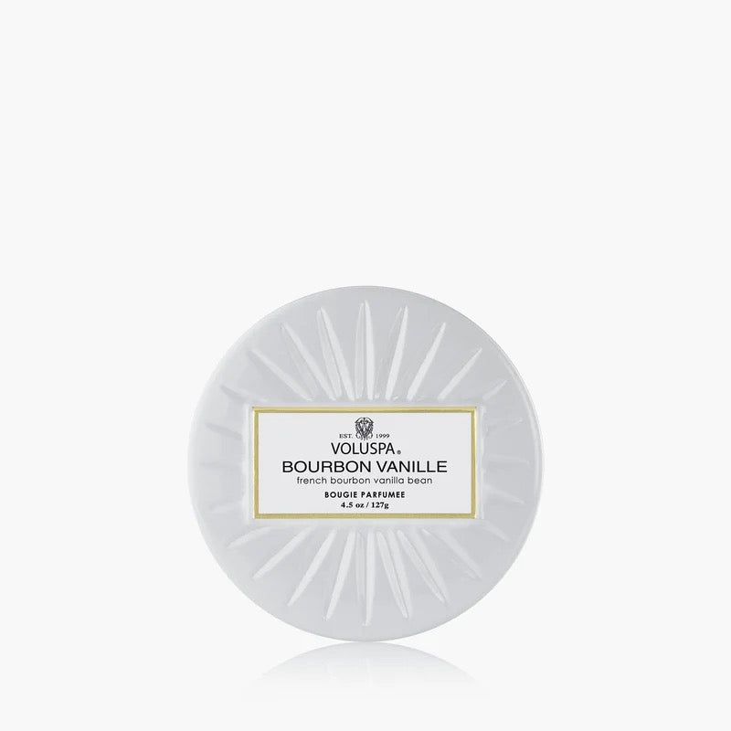 Bourbon Vanille Mini Tin Candle