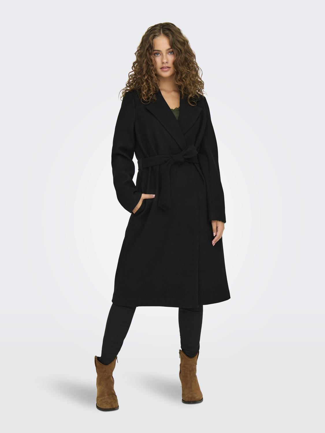 Alvilda Life Wrap Coat Black