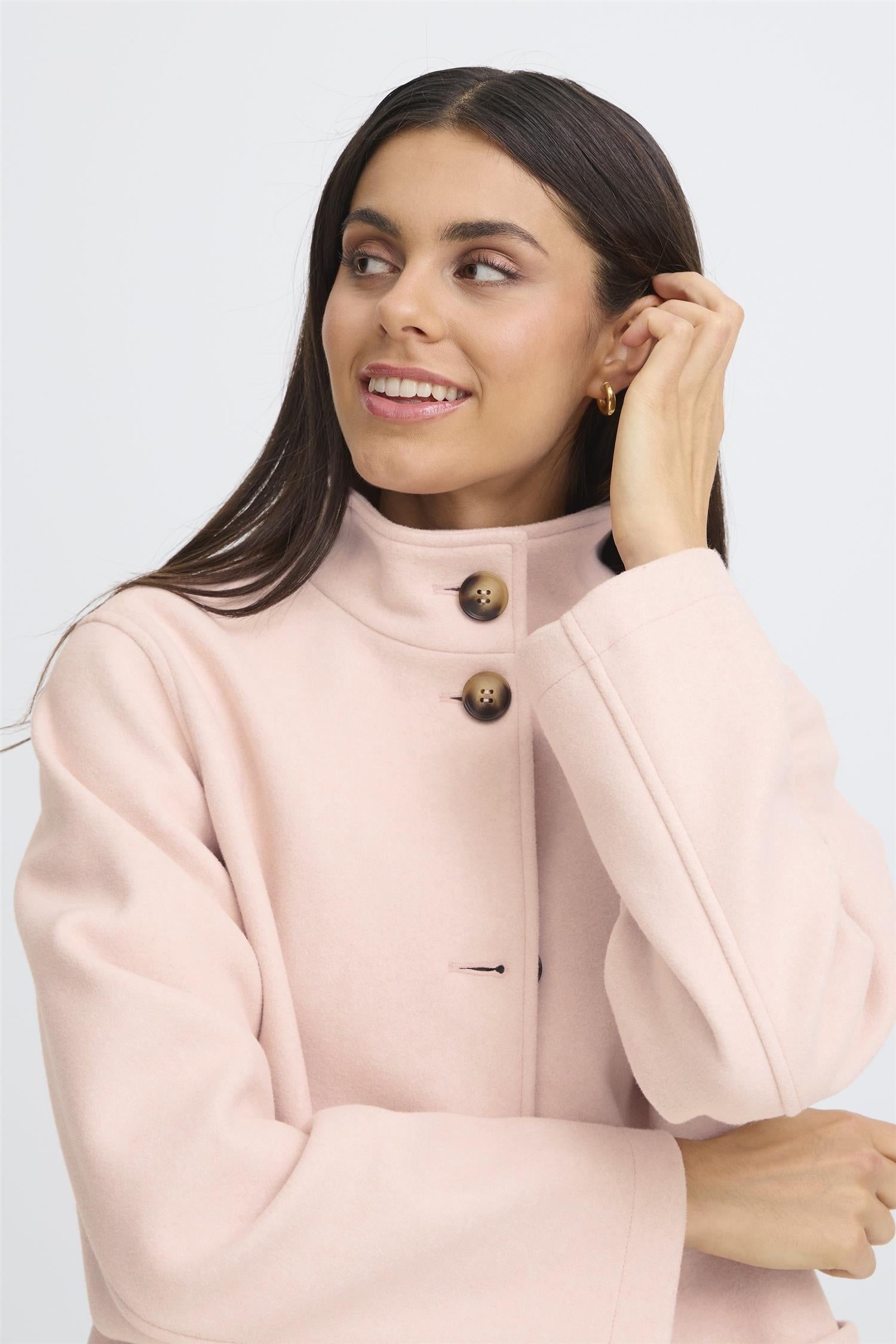 Willa Jacket Rose Smoke Melange