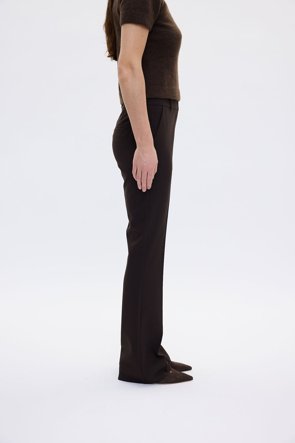 Clarafv 285 Dark Brown Melange