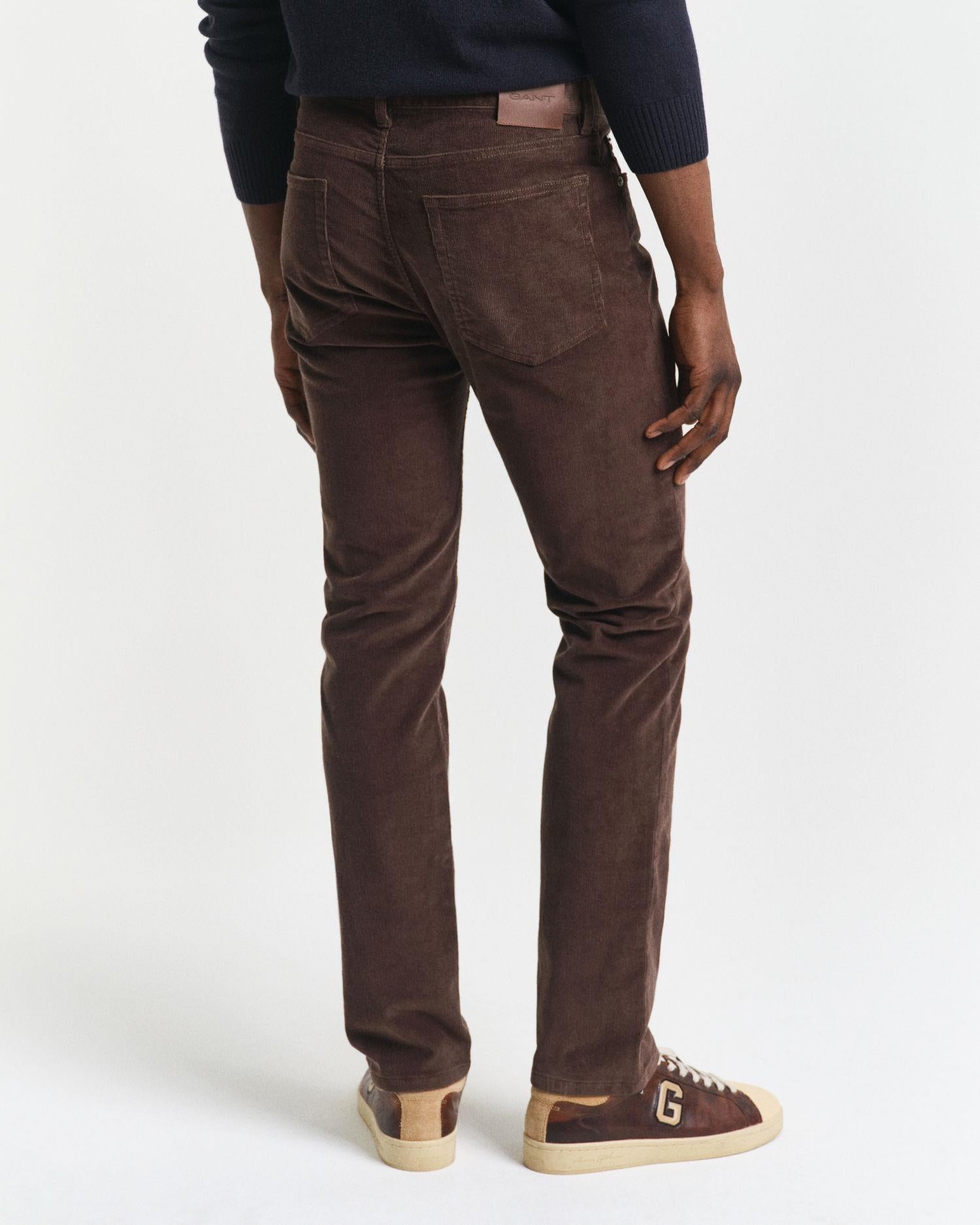 Reg Cord Jeans Rich Brown