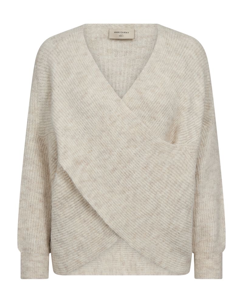 Fqwrappy Pullover Moonbeam Melange
