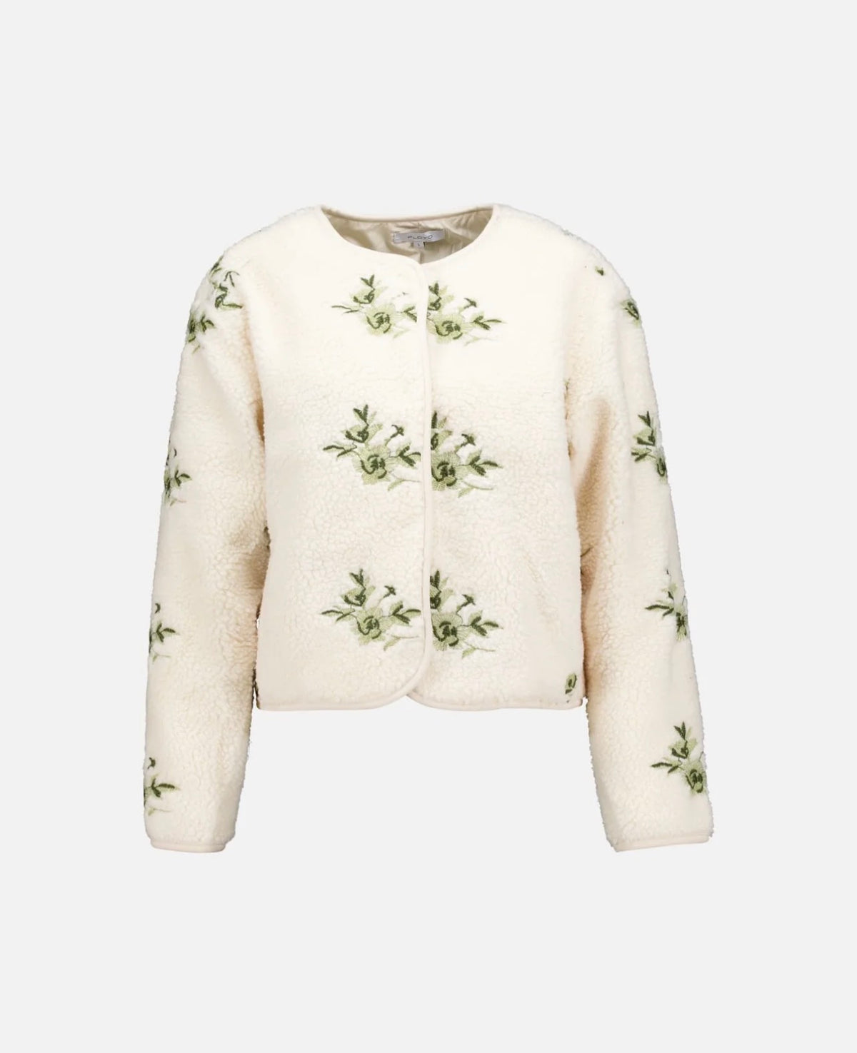 Hermine Fleece Offwhite/Green