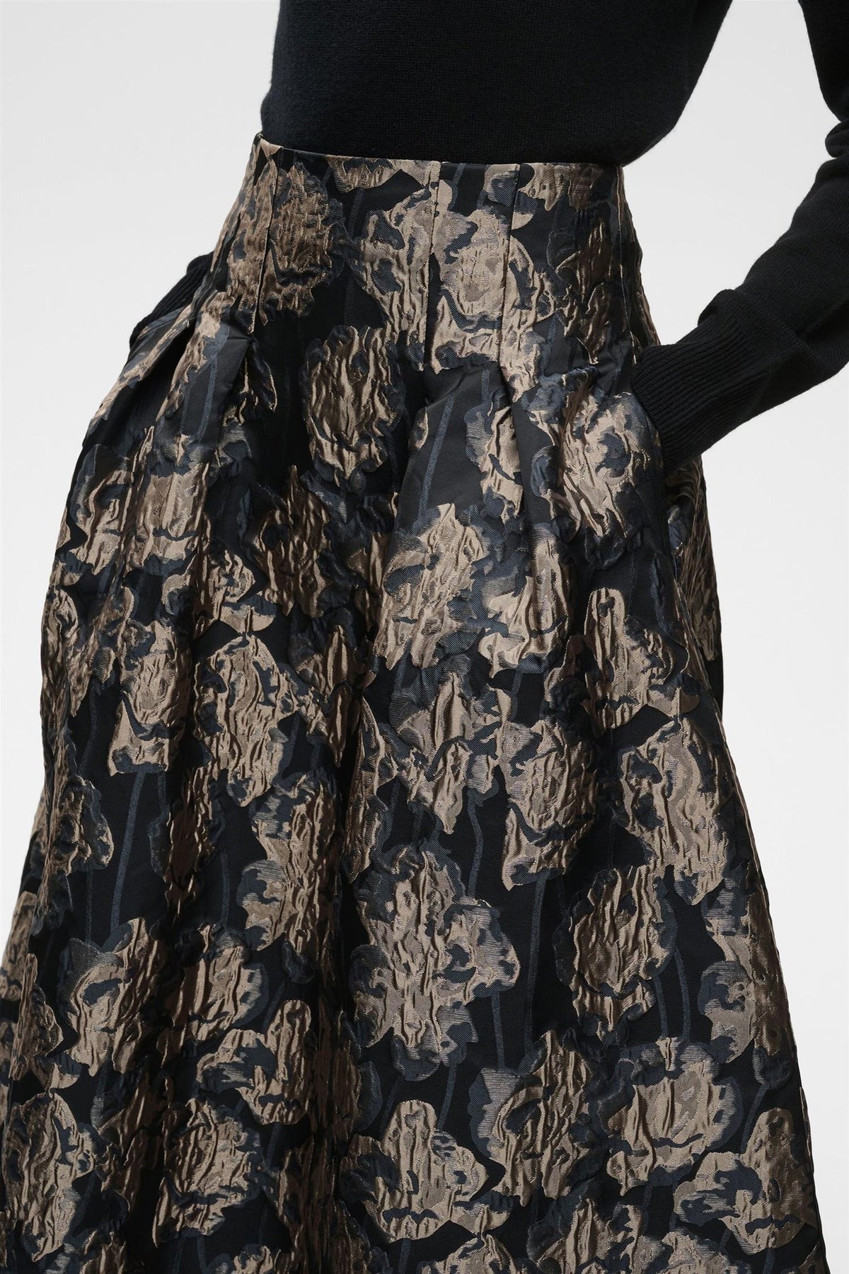 Yancieiw Skirt Flower Jacquard