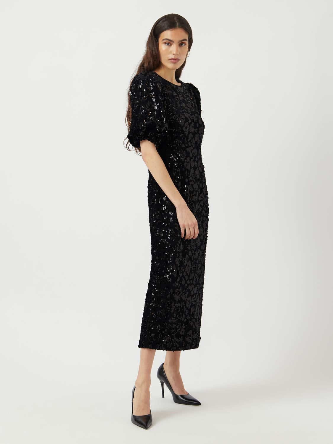 Sofie sequin midi dress show