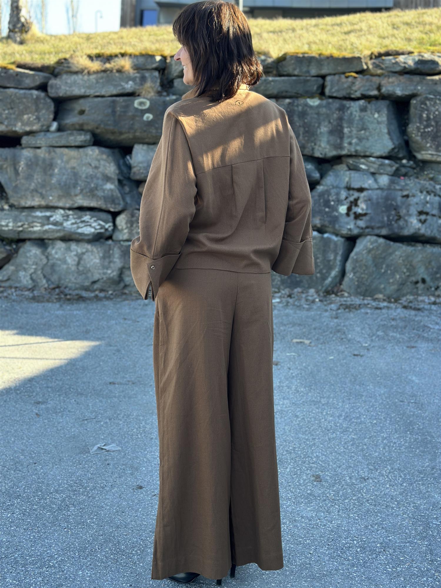 Tide Linen Pants Chestnut Brown