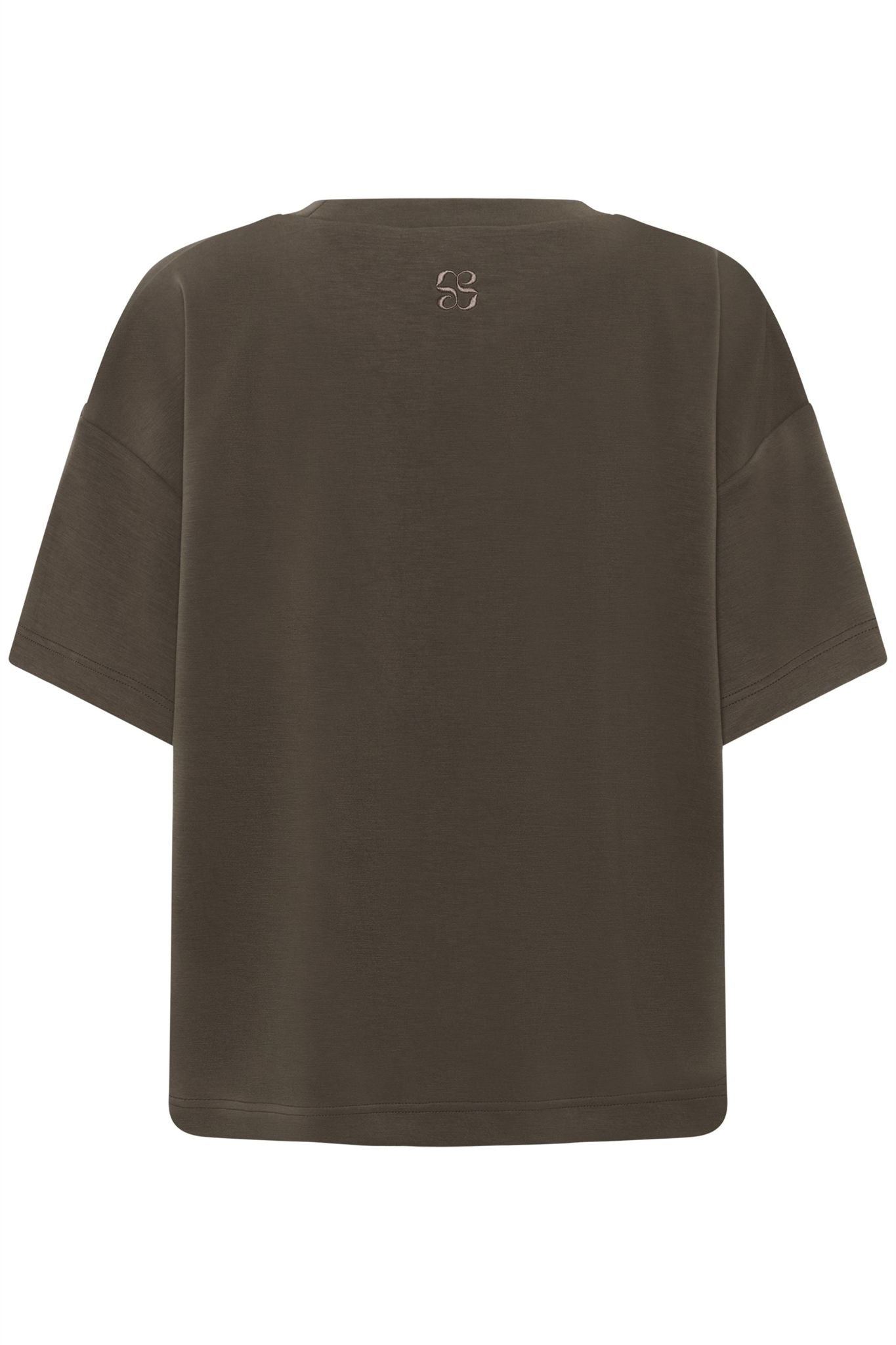 Hellemw Emb Boxy Tee