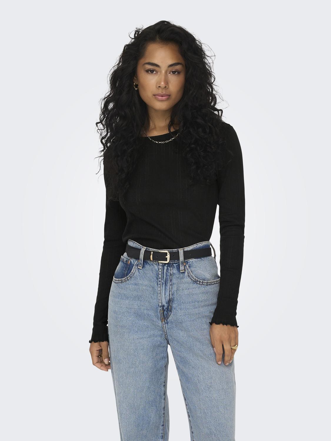 Carlotta L/S Top Black