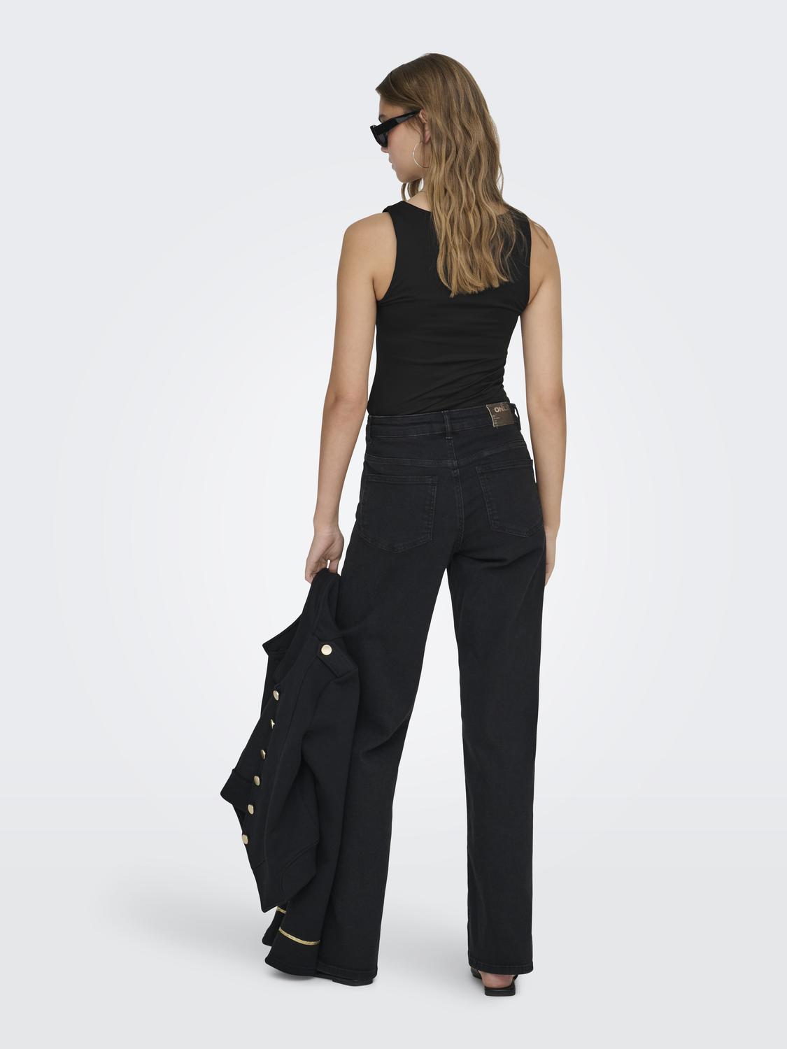 Ea S/L 2-ways Fit Top Black