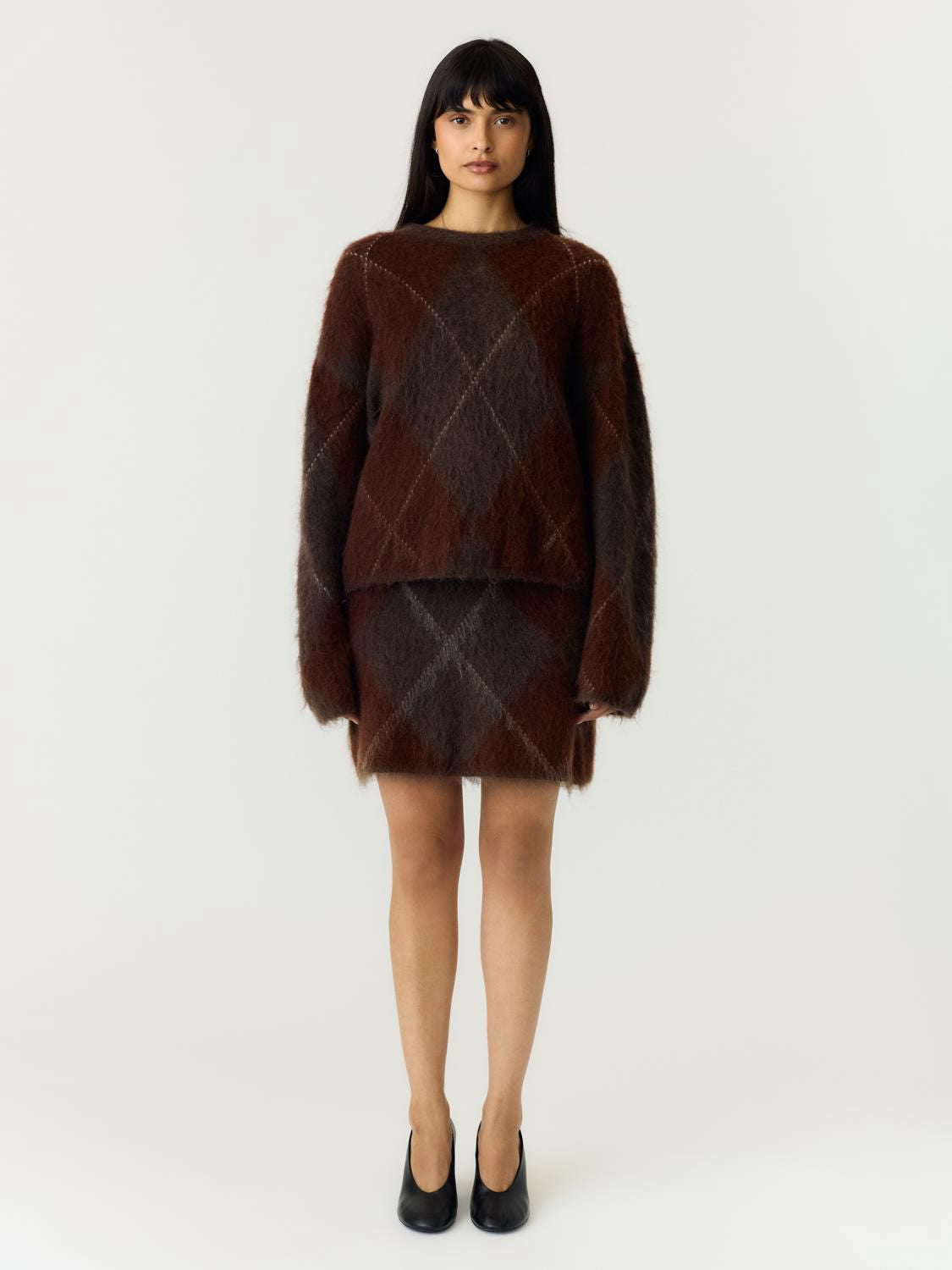 Yasargy Ls Mohair Blend Knit Pullover S.