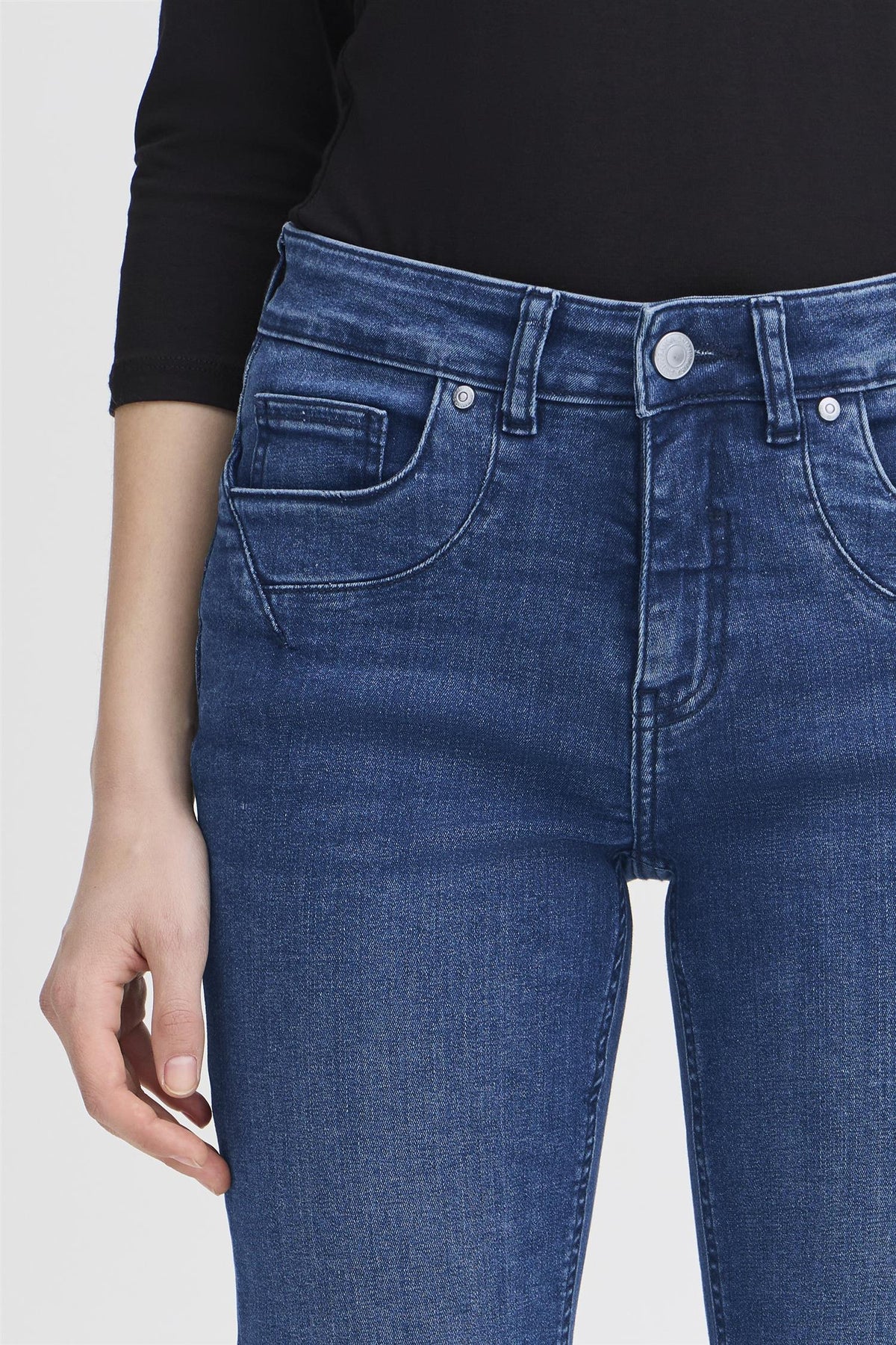 Tessa Jeans Mid Blue Denim