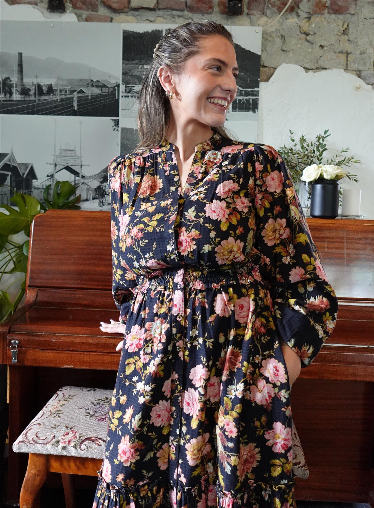 Bohemian midi dress