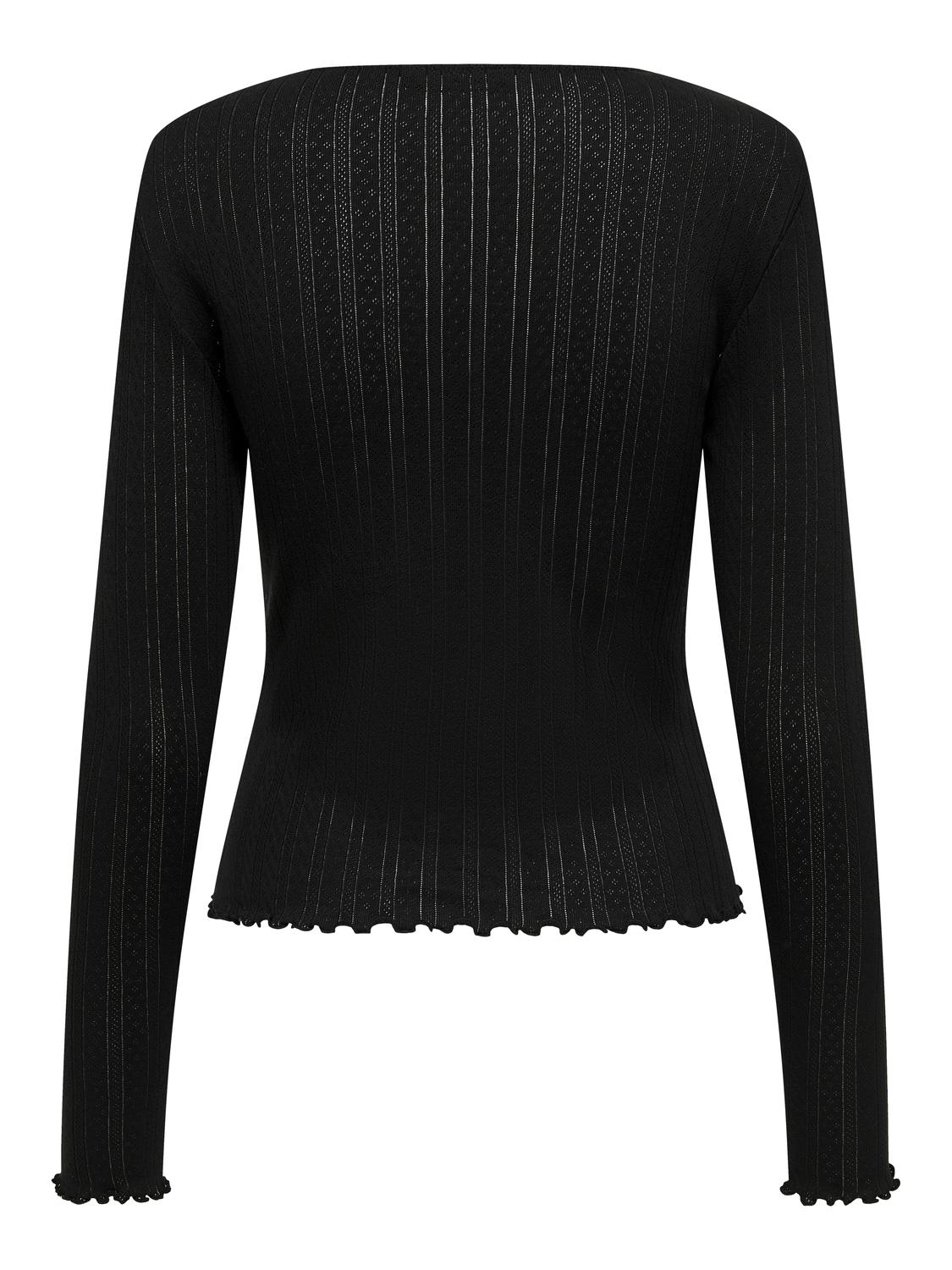 Carlotta L/S Top Black