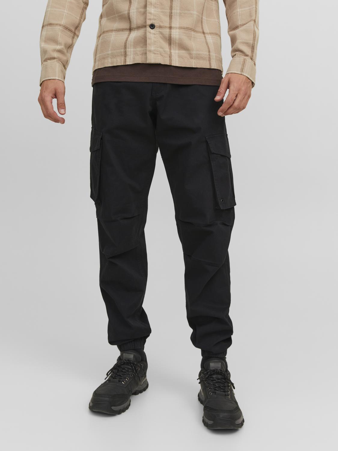 Kane Noah Cuffed Cargo Black