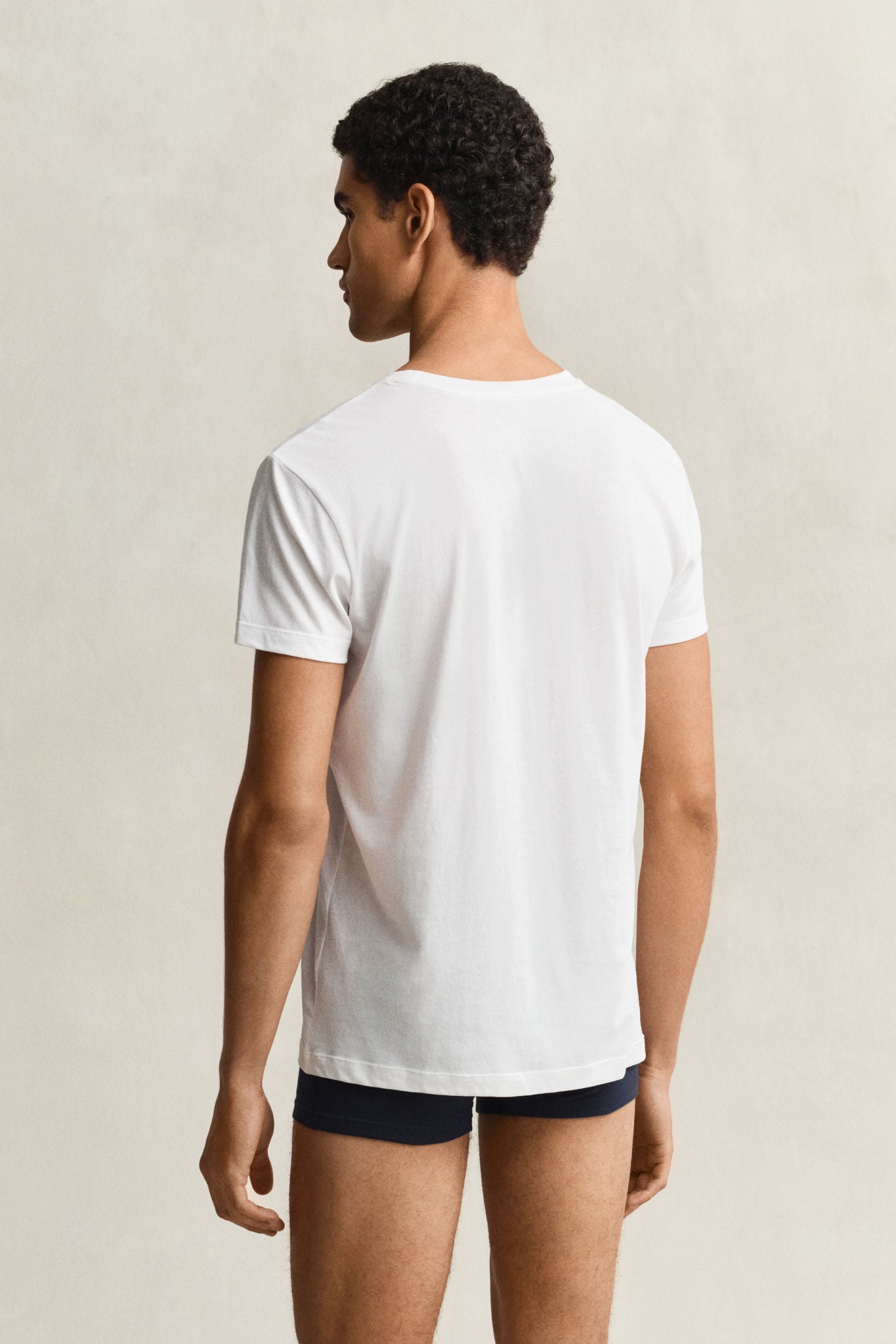 C-Neck T-Shirt 2-Pack White