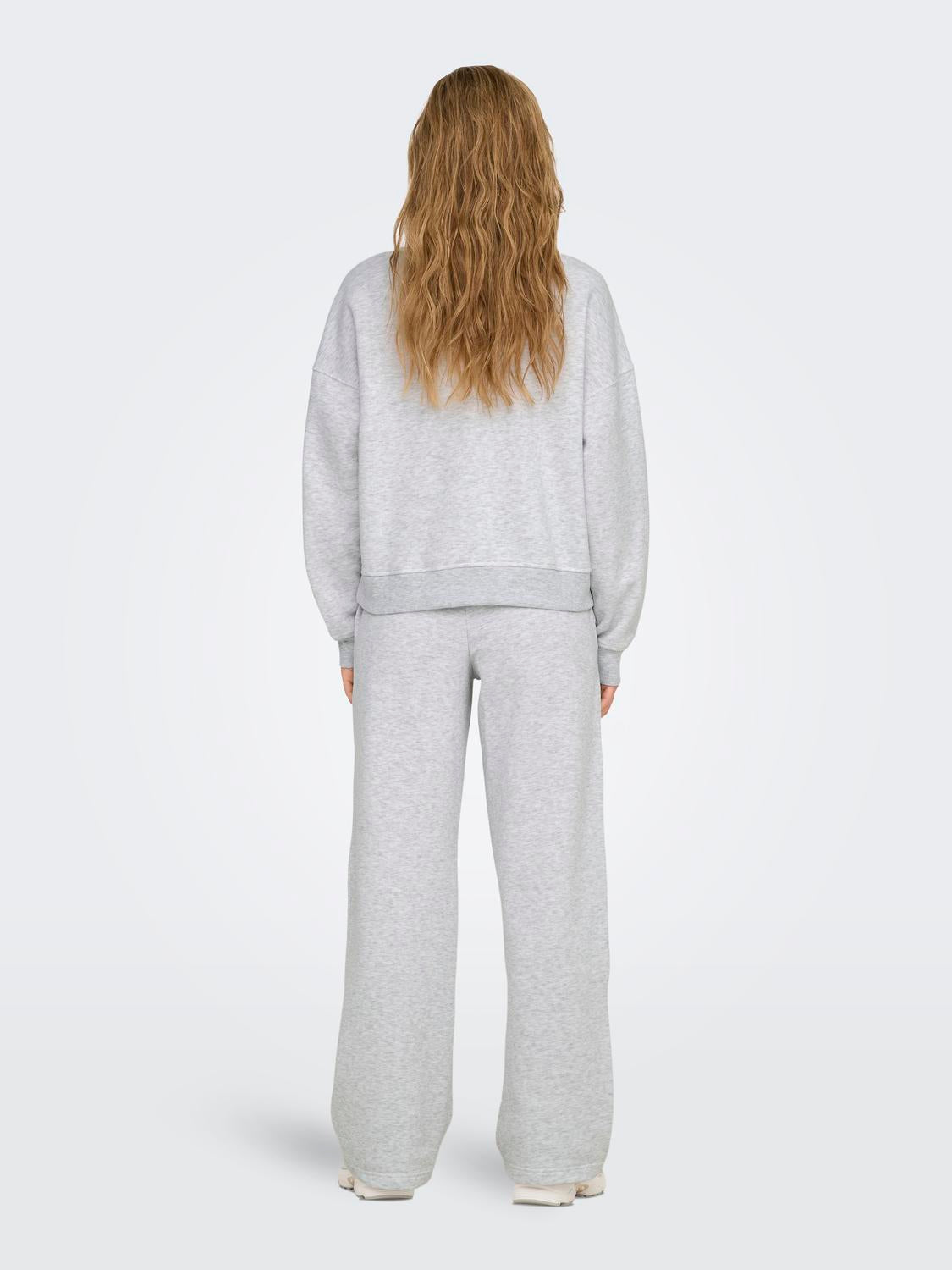 Best l/s Crew Neck Light Grey Melange