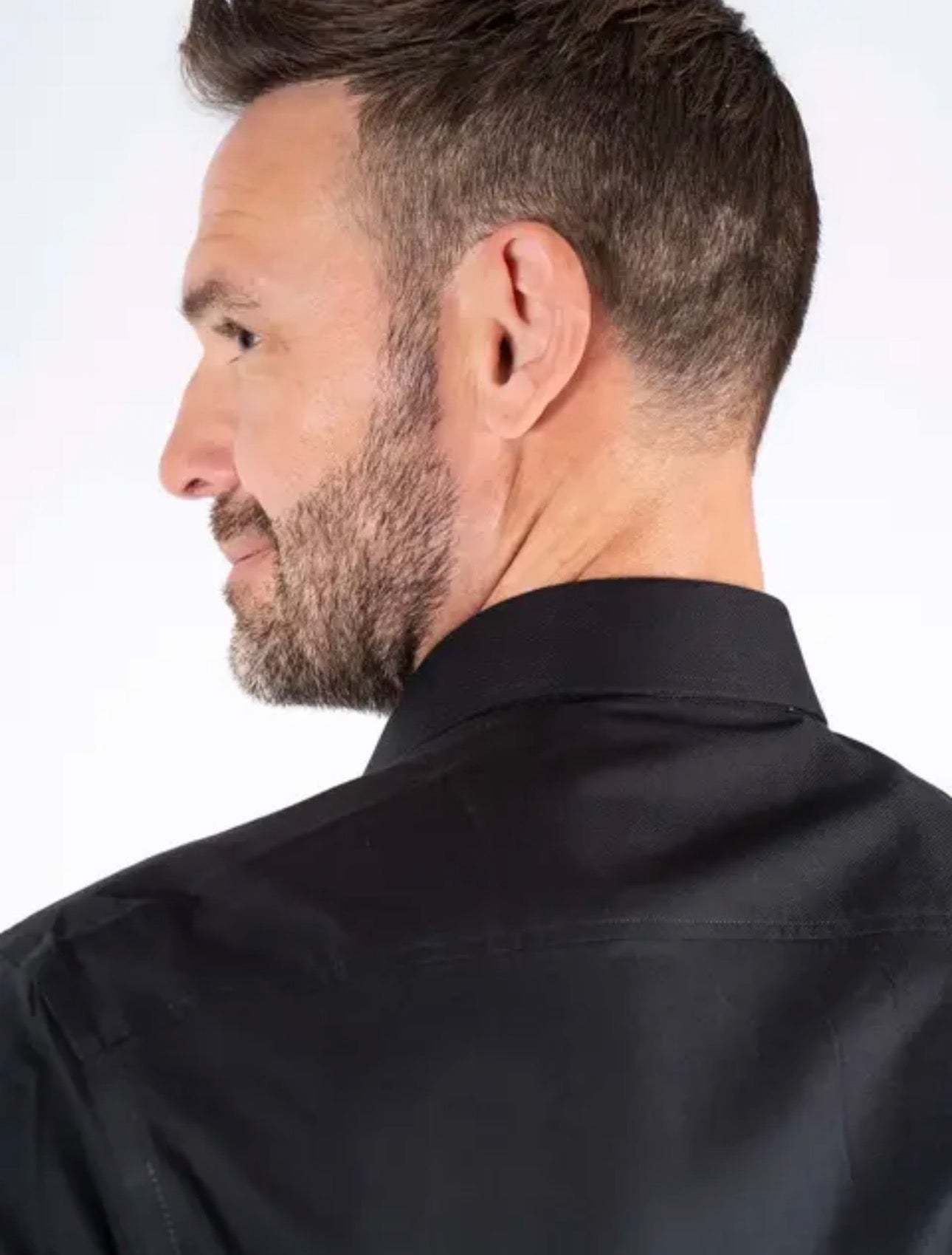 Lucas Shirt LS SOLID BLACK