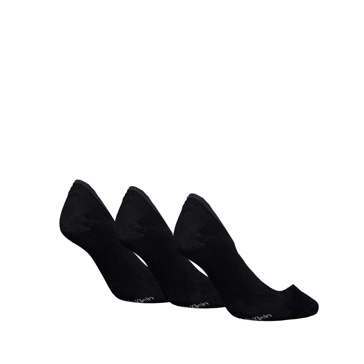 Ck 3pk Footie Low Cut Woman Black