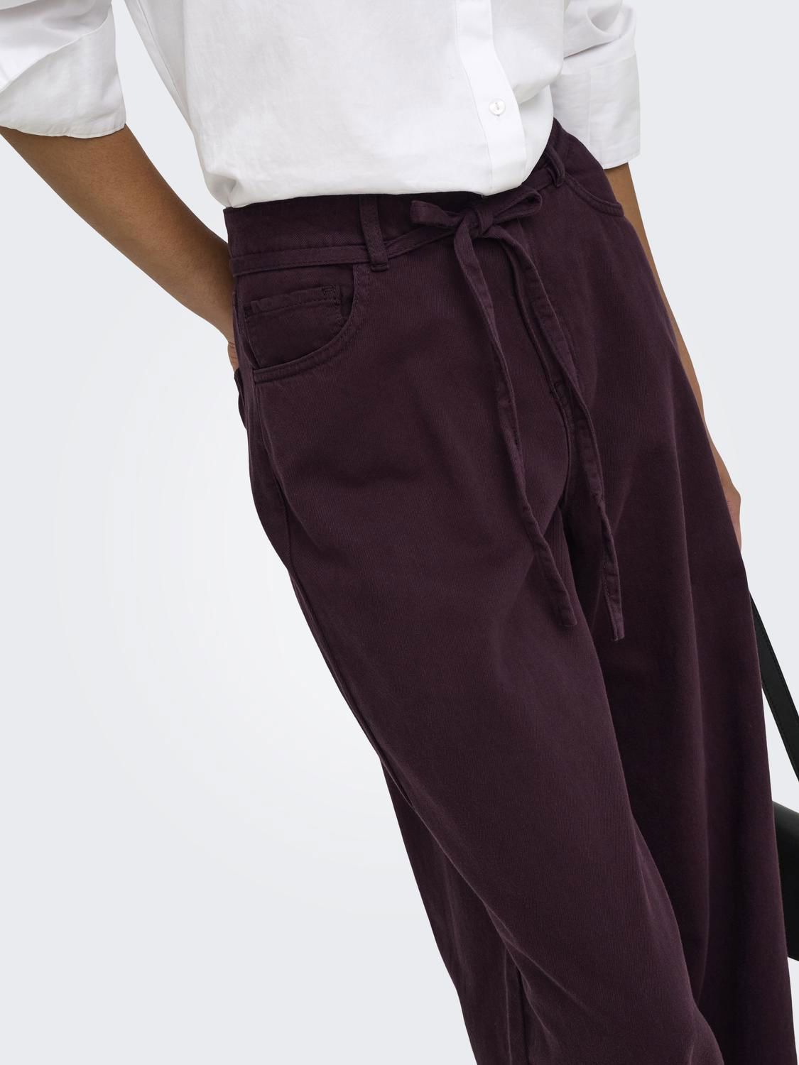 Onlgianna-Silla Mw St Belt Pant Fudge