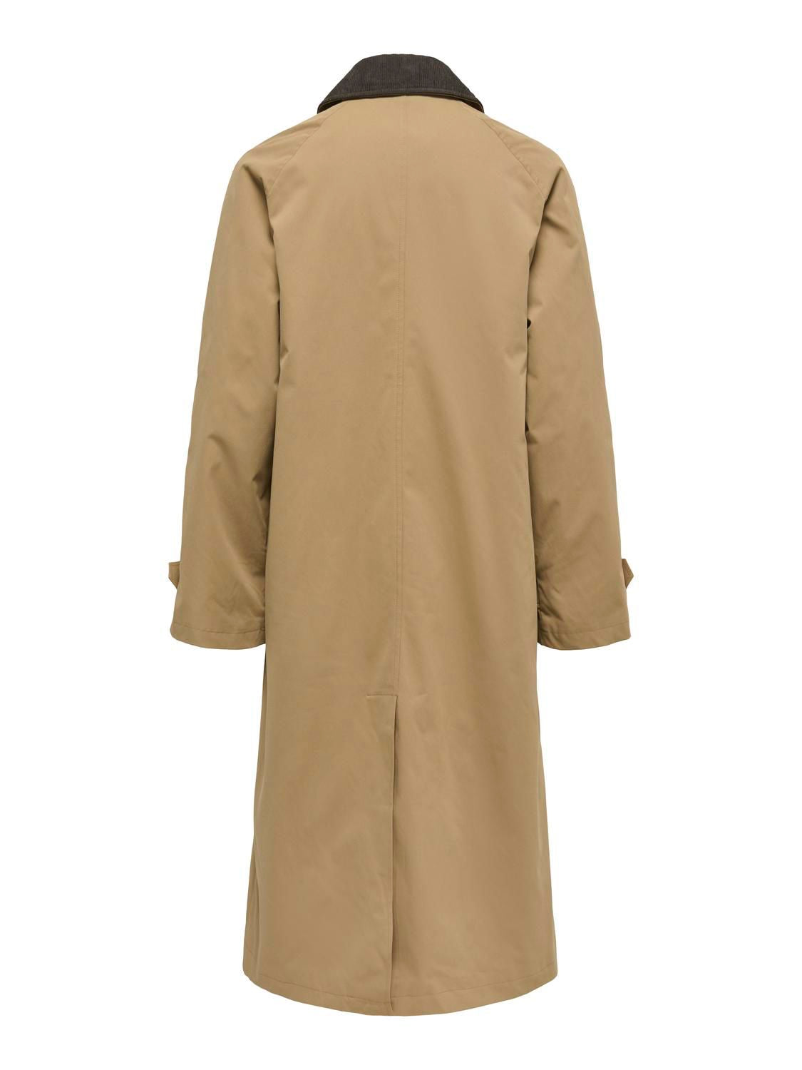 Onlorchid Cord Mix Coat Otter Chocolate Torte