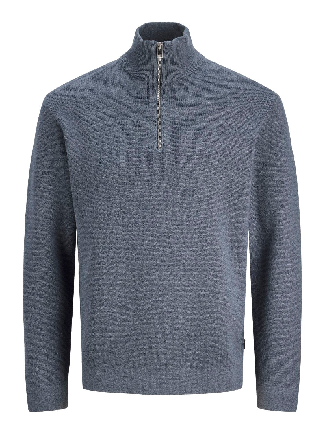 Milano Stitch Knit Half Zip Turbulence Melange
