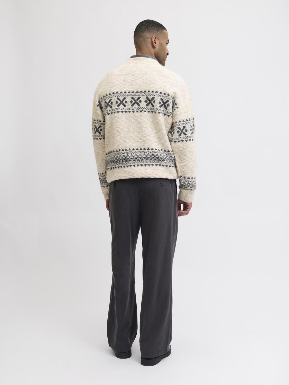 Max Fairisle Knit Simply Taupe