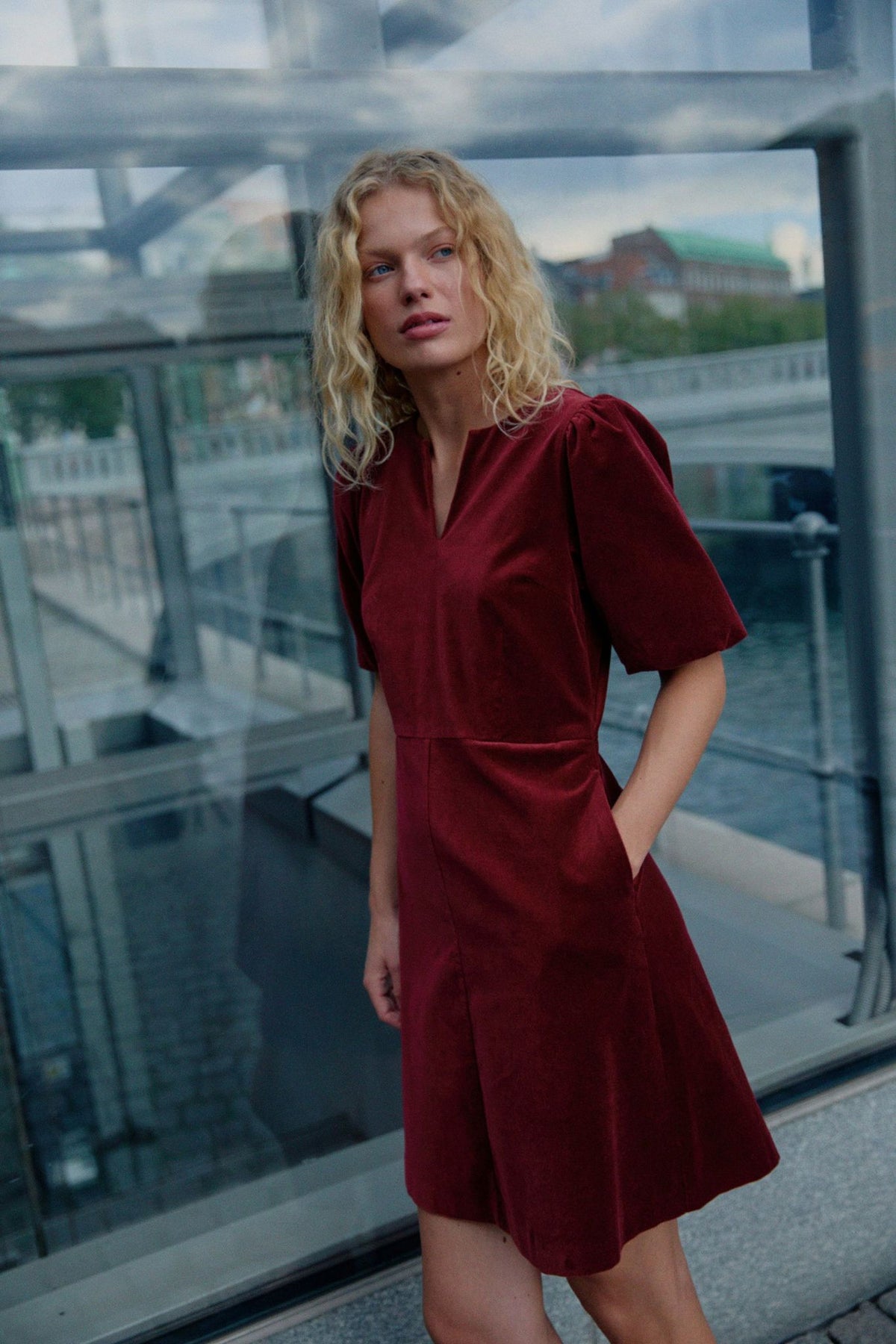 Daivapw Dress Biking Red