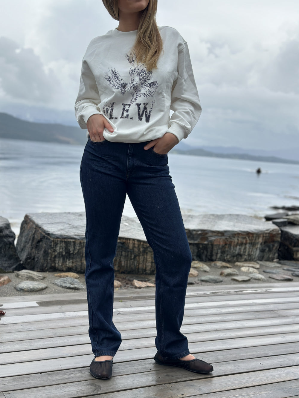 Isa 139 high straight dark blue unwashed