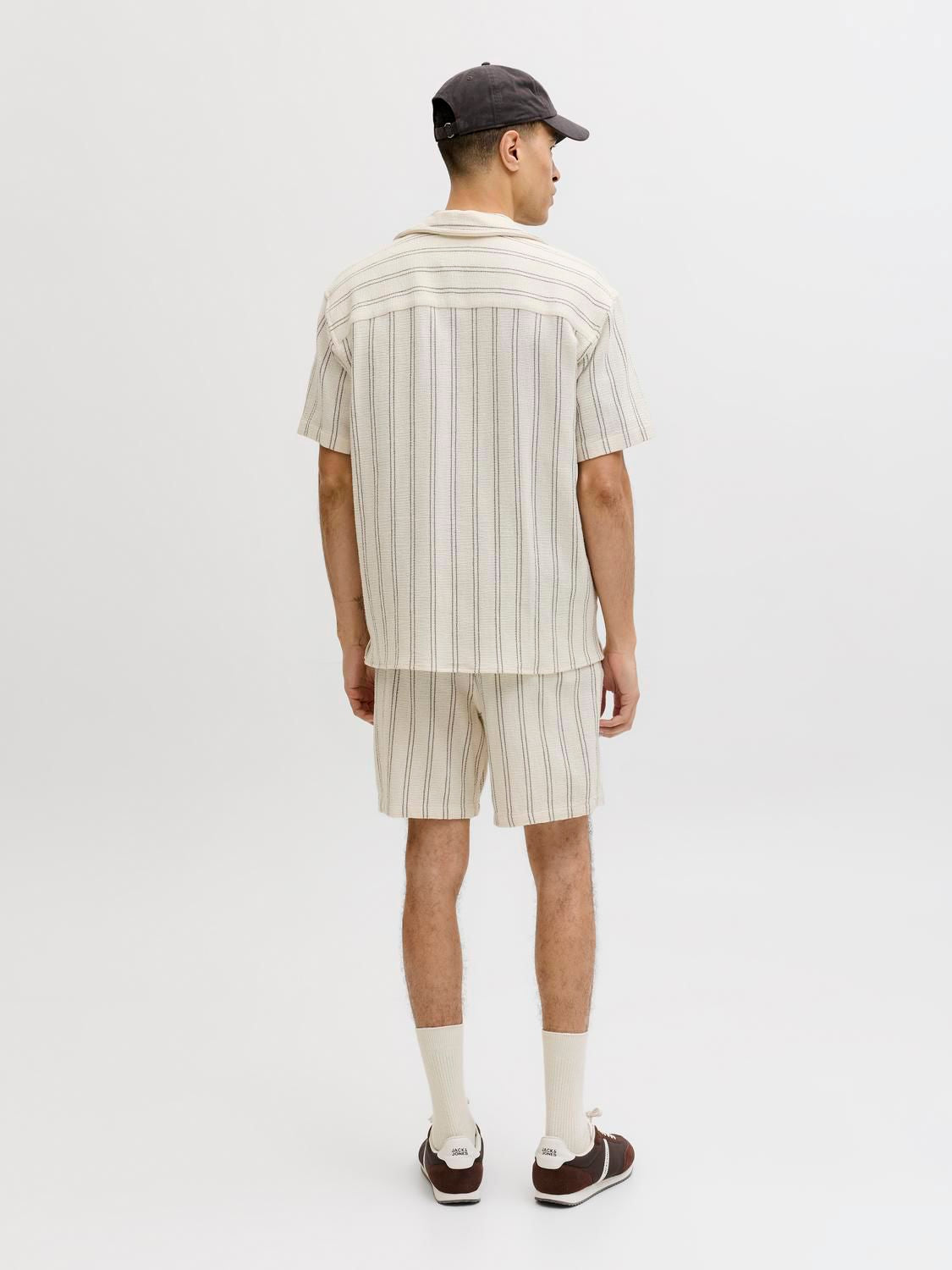Jjecoba Stripe Resort Shirt Ss Sn