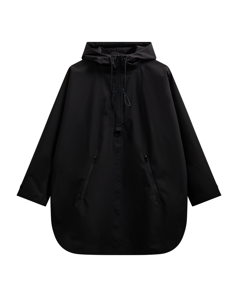 Mow Poncho Black