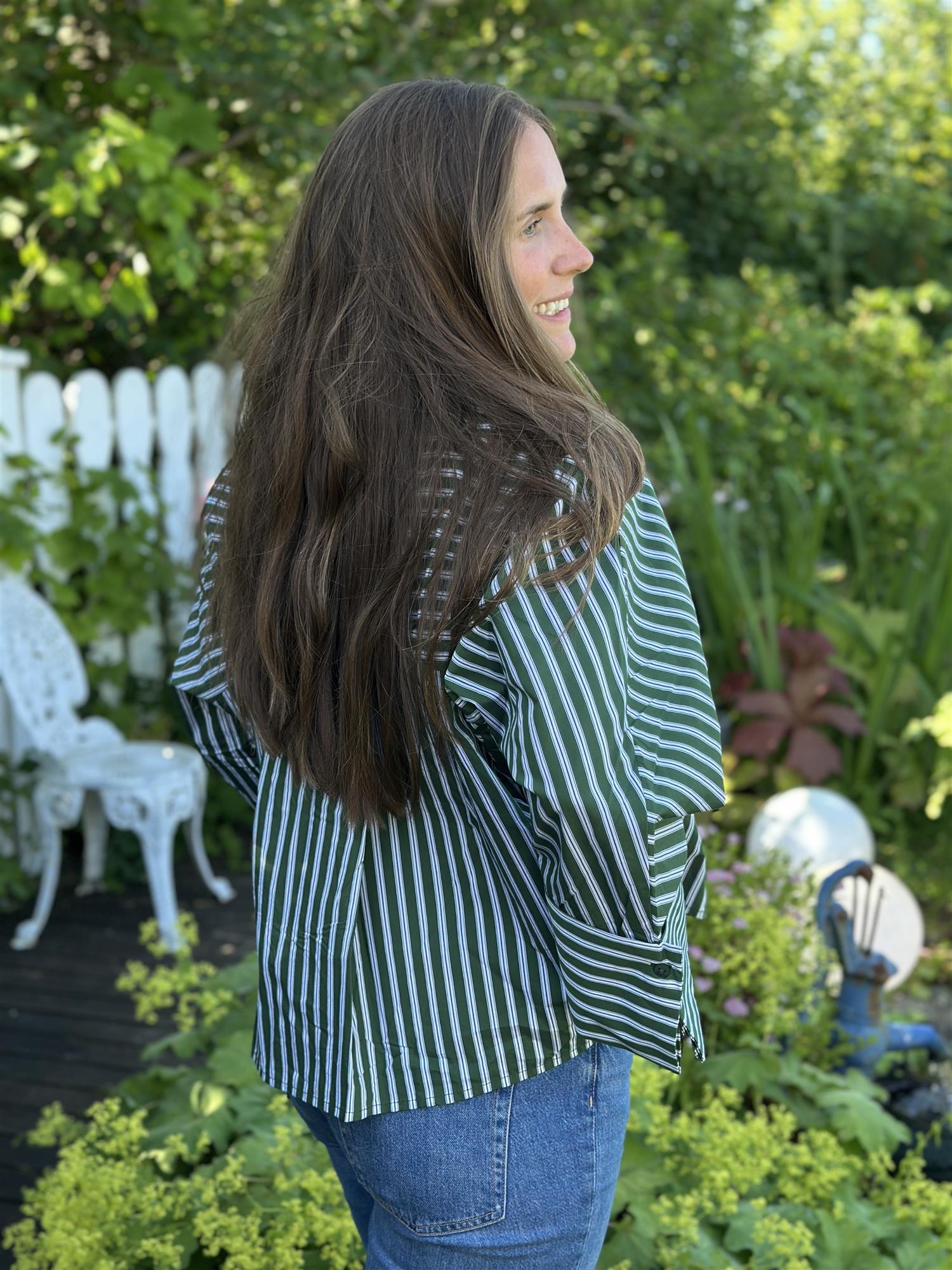 Atari Shirt Green Stripe