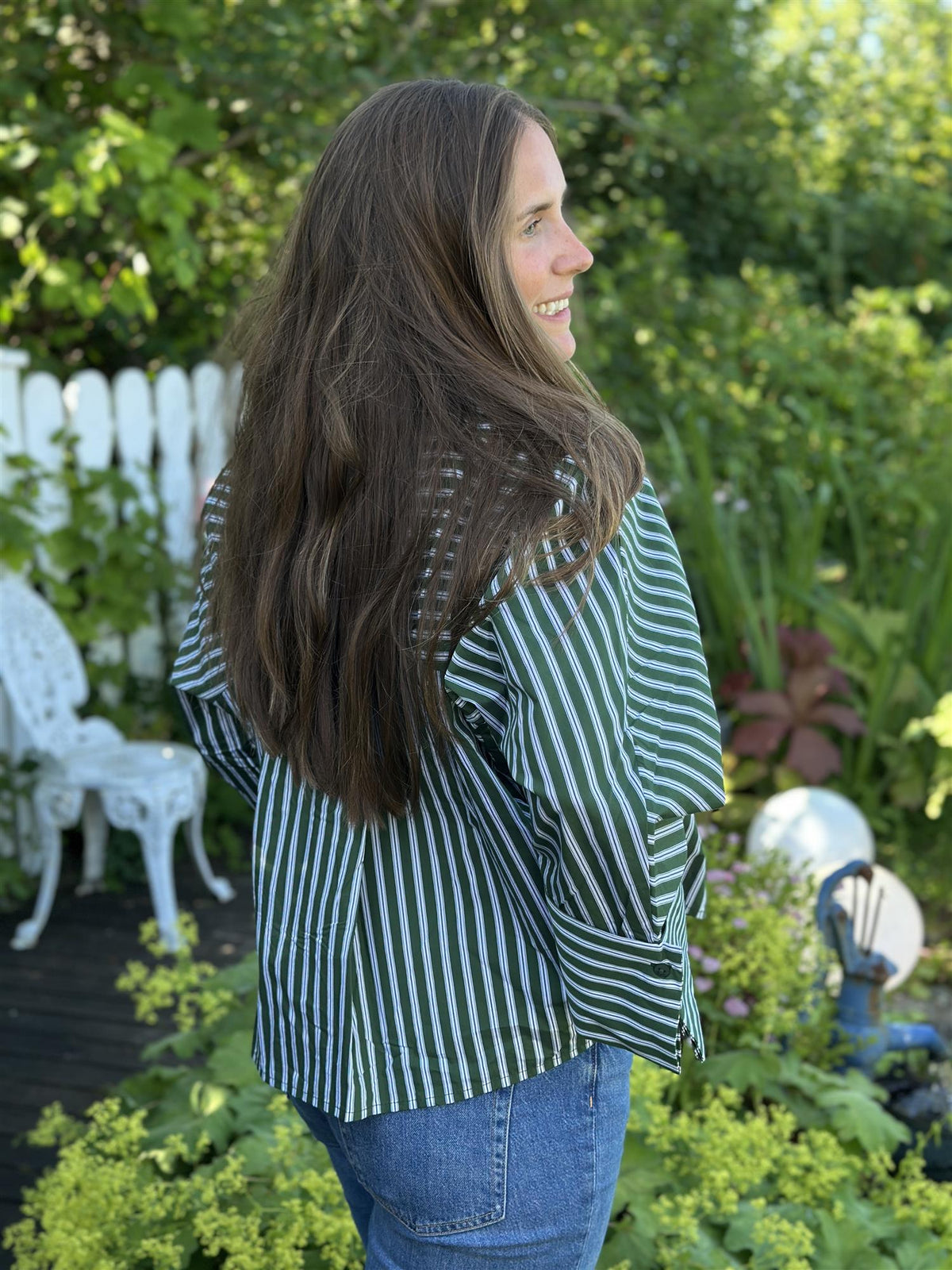 Atari Shirt Green Stripe