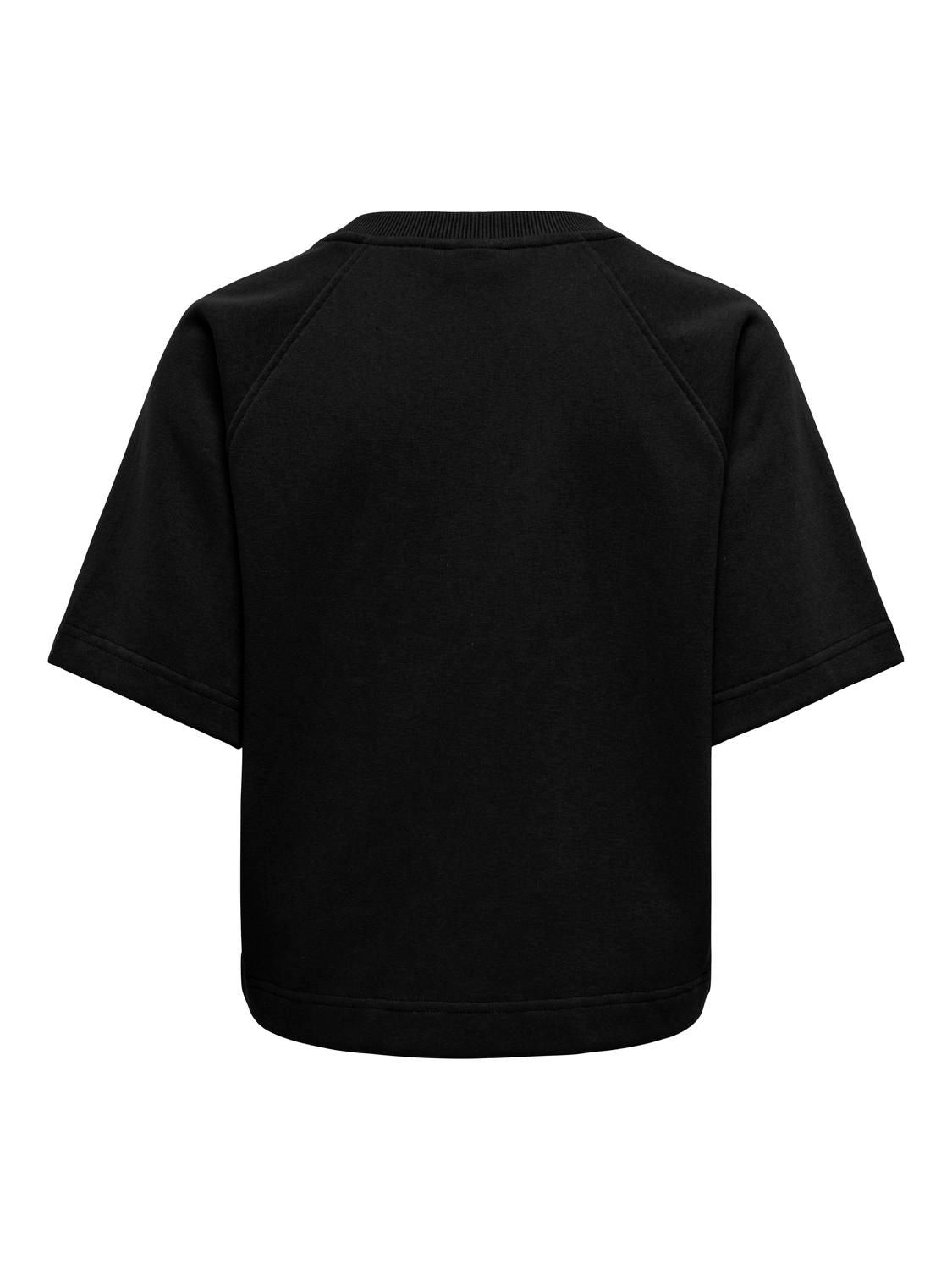 Onlofelia Ss Raglan Sweat Black