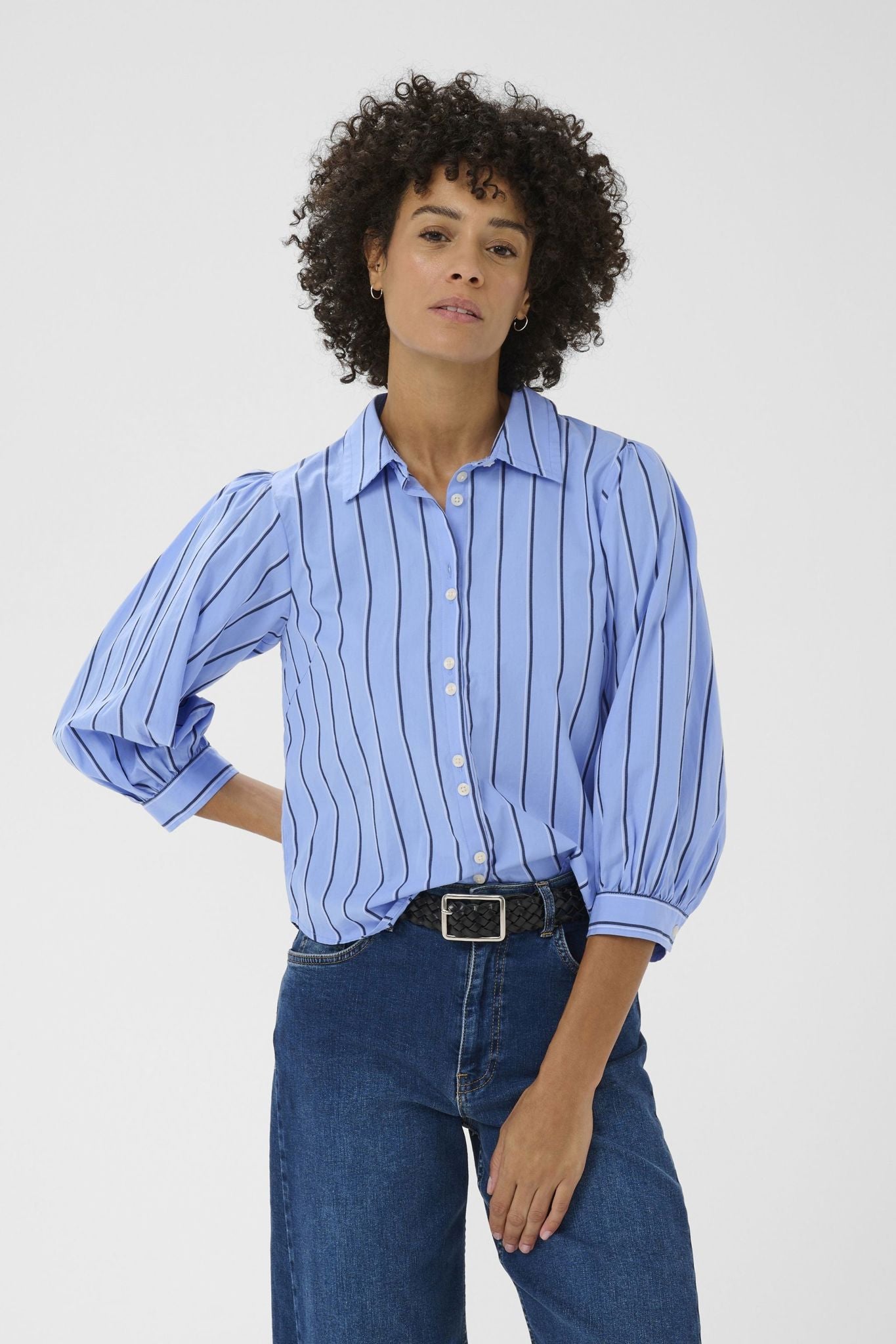 Anaispw Shirt Blue Stripe