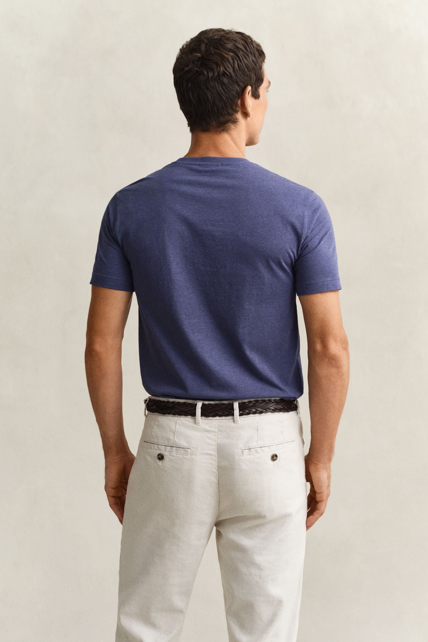 Reg Shield SS T-Shirt Dark Jeansblue Melange