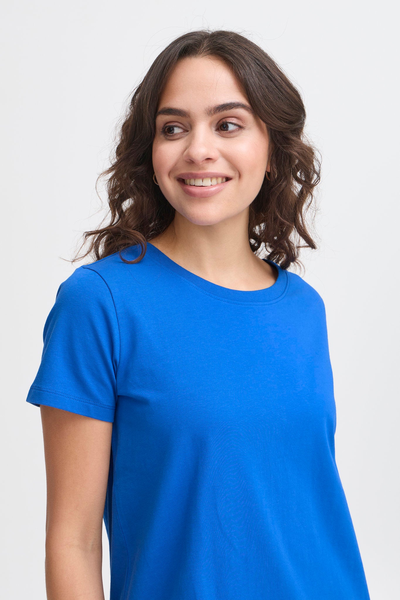 ZaShoulder Tee 1 Blue Iolite