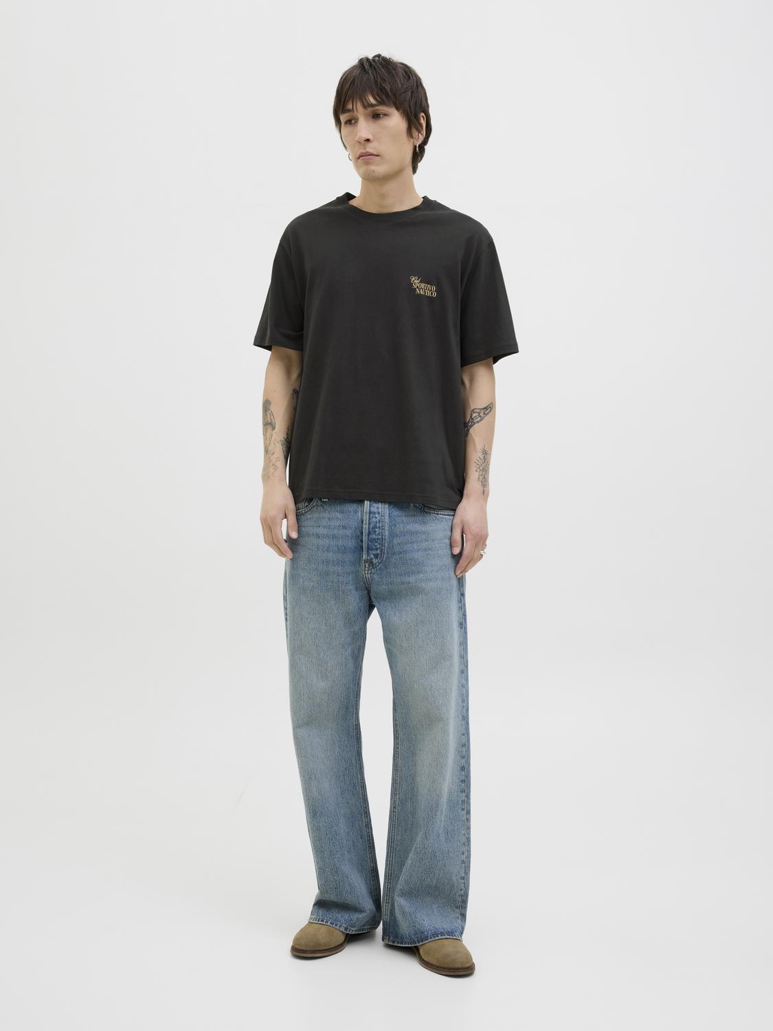 Hydra Cutout Tee Black