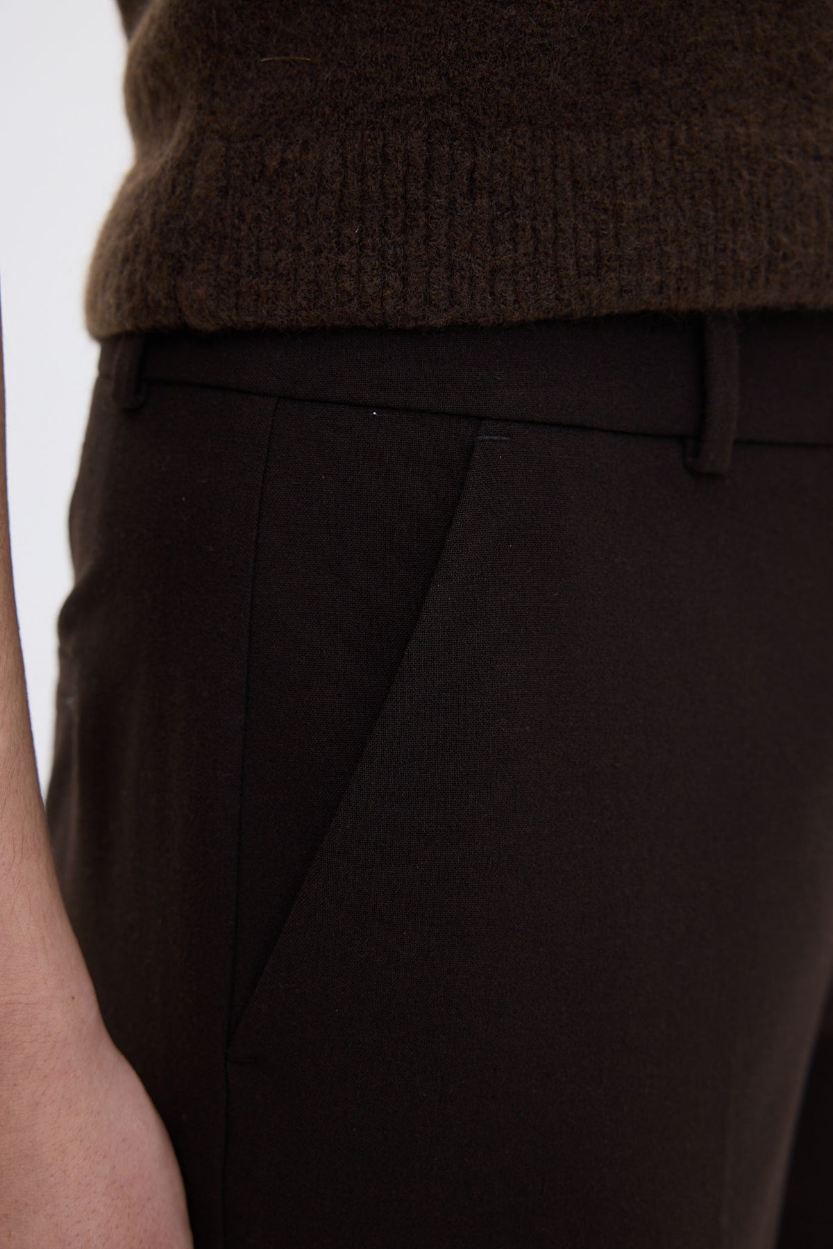 Clarafv 285 Dark Brown Melange