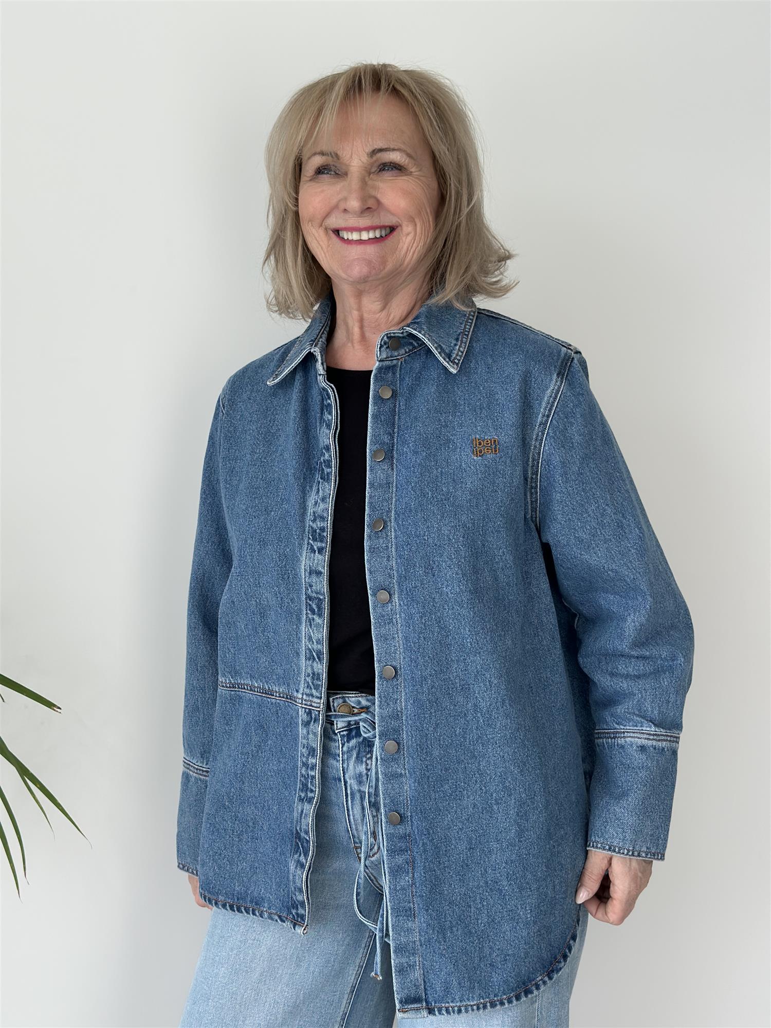 Reign Denim Overshirt M.Blue