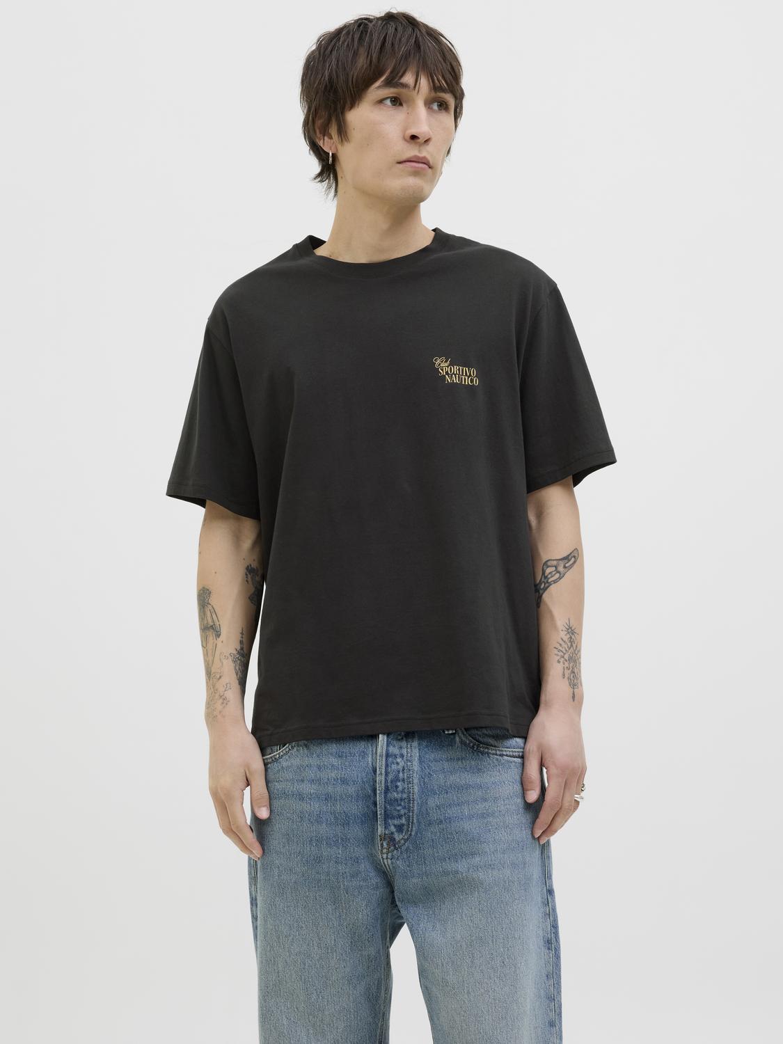 Hydra Cutout Tee Black
