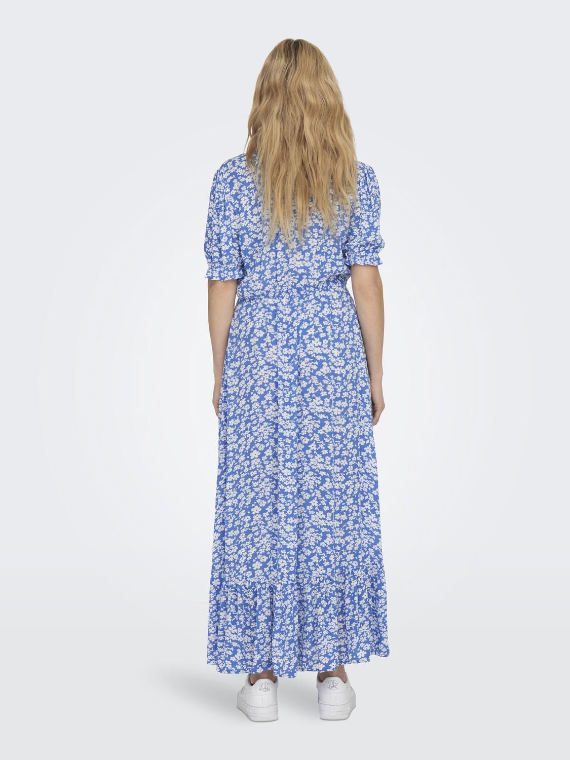 Onlchianti S/S long dress Marina/White Flower