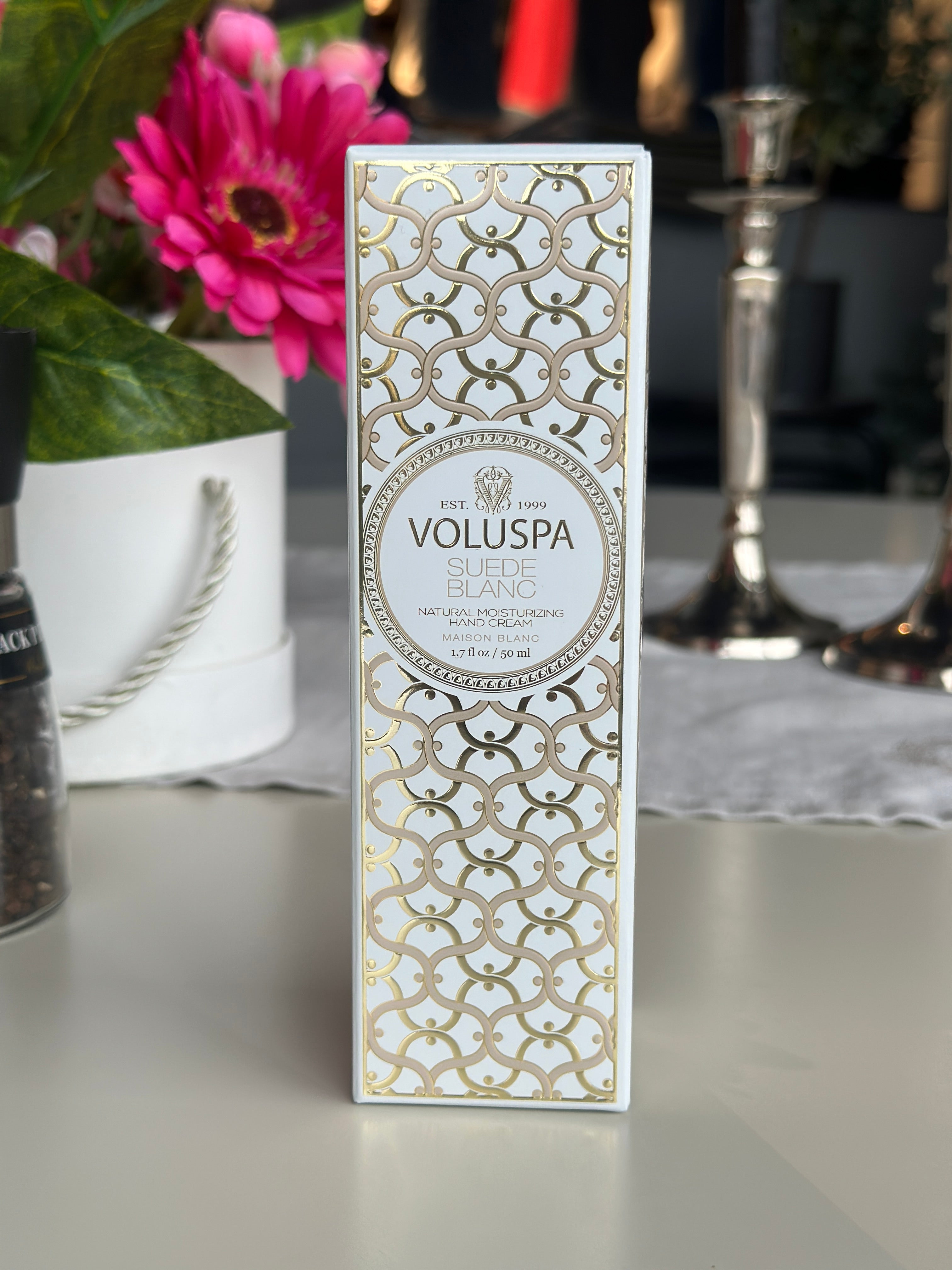 Hand Lotion Suede Blanc