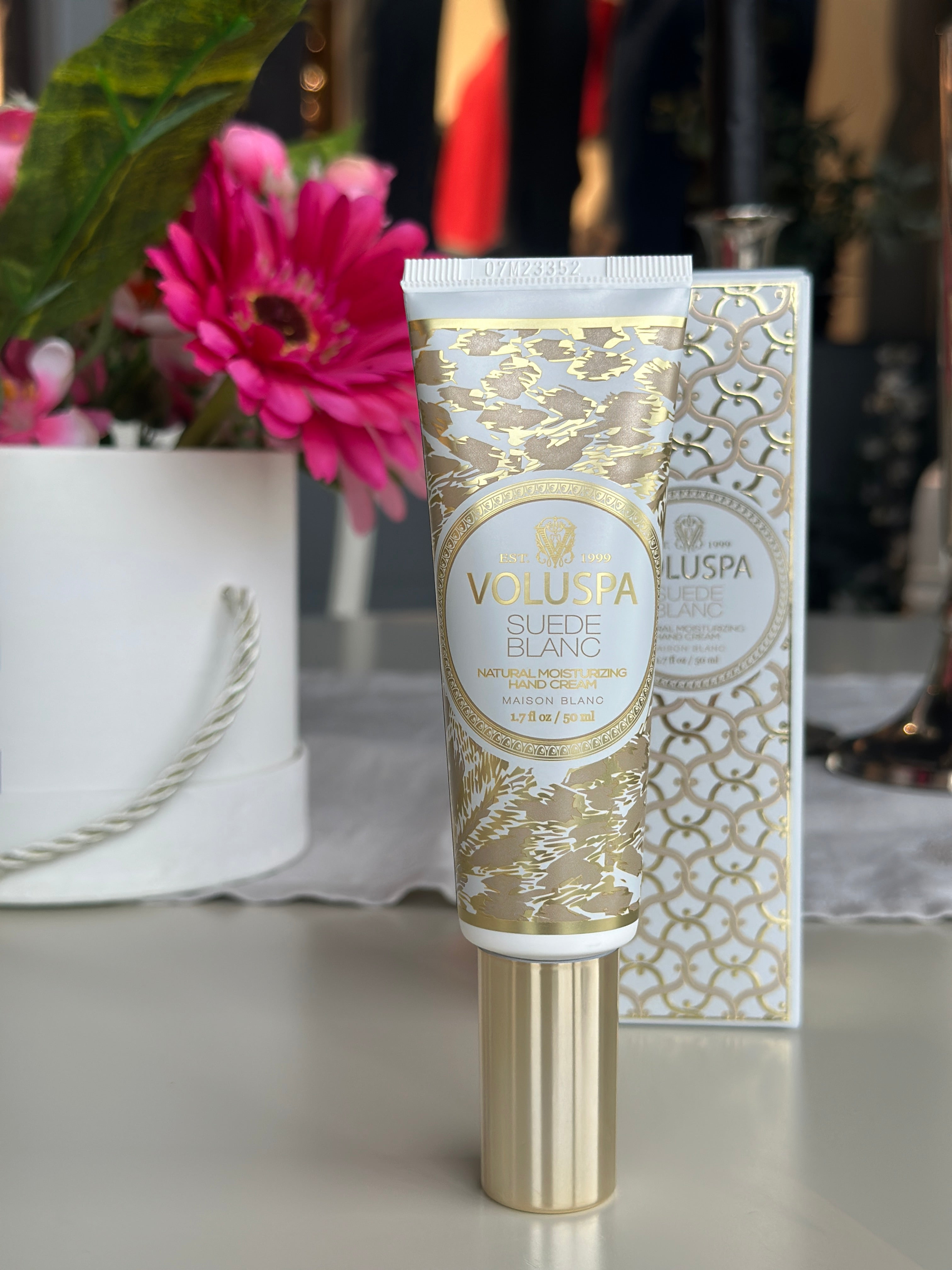 Hand Lotion Suede Blanc