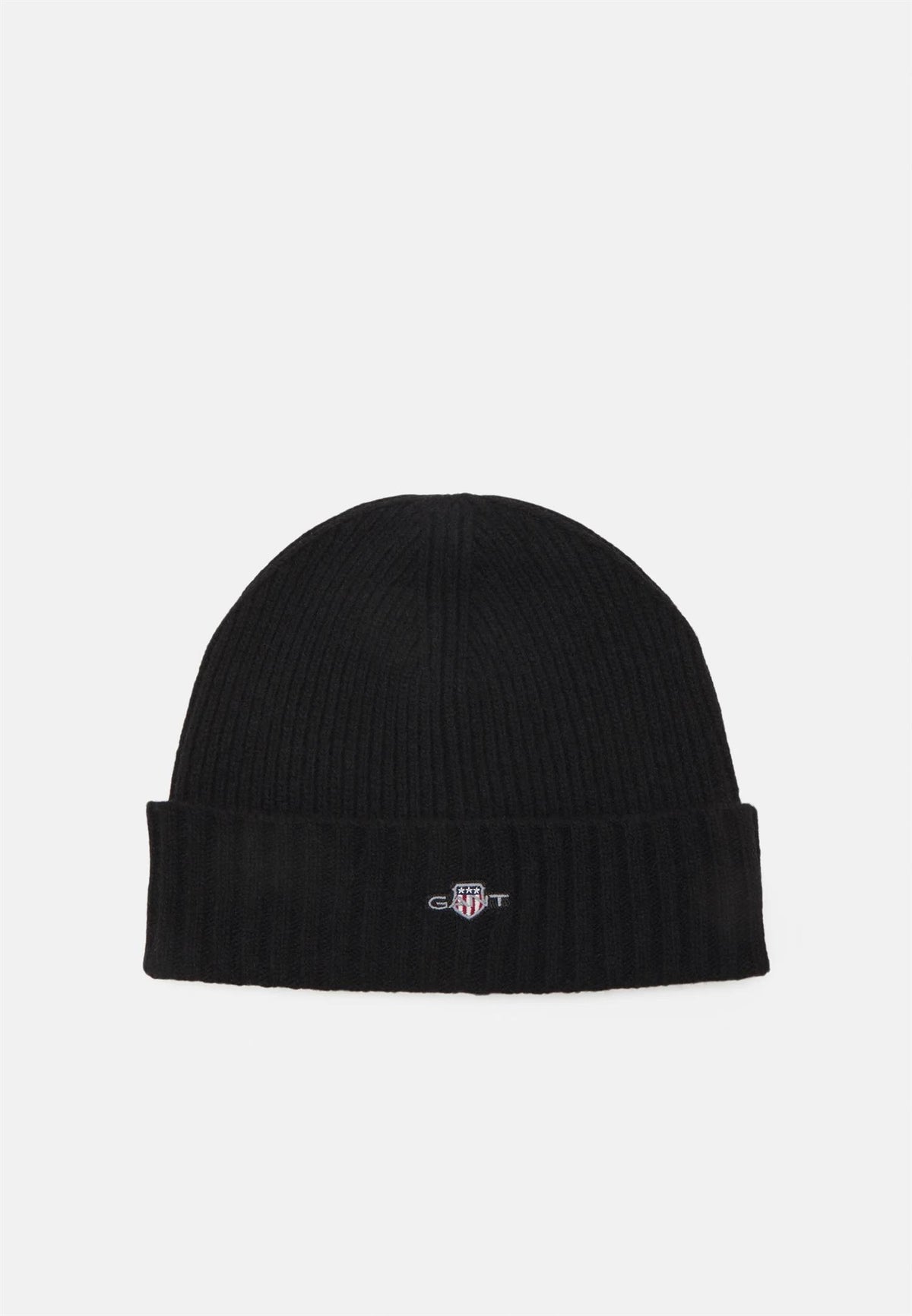 Unisex Shield Wool Beanie Black