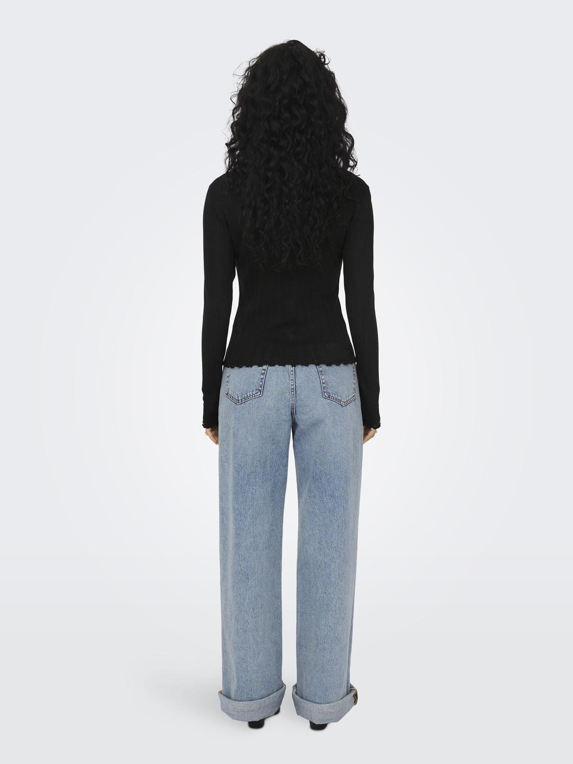 Carlotta L/S Top Black