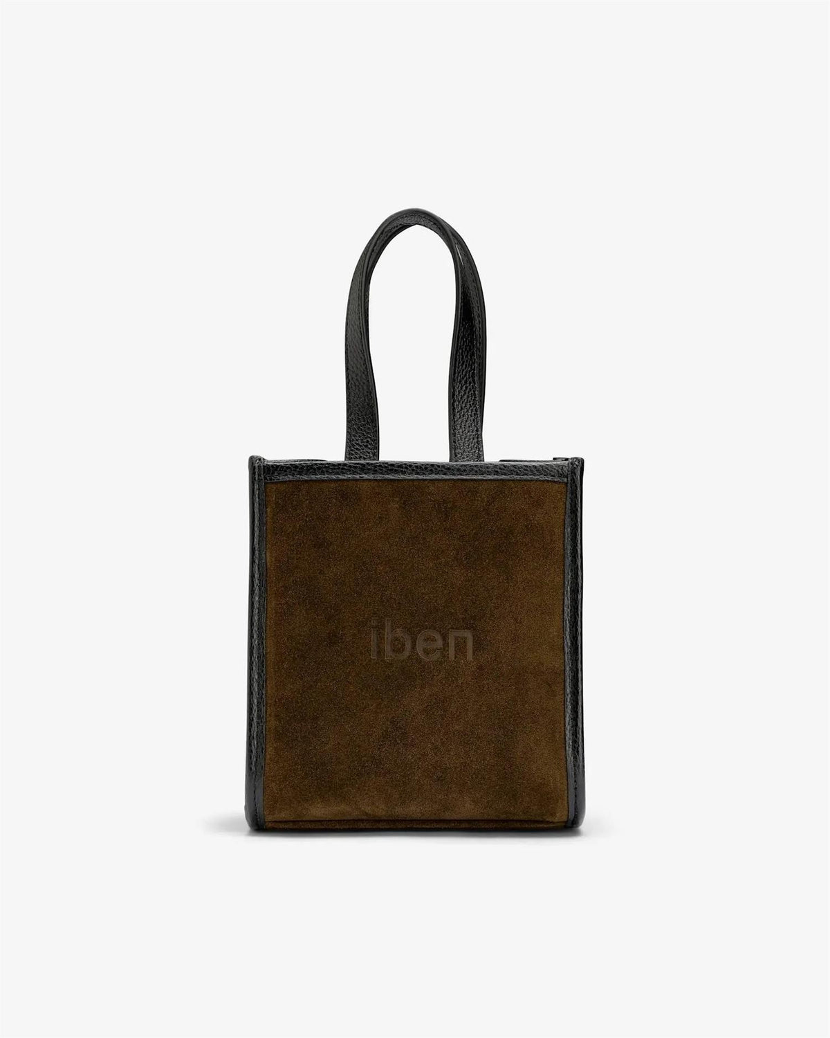 Suede Bag Mini Khaki Brown
