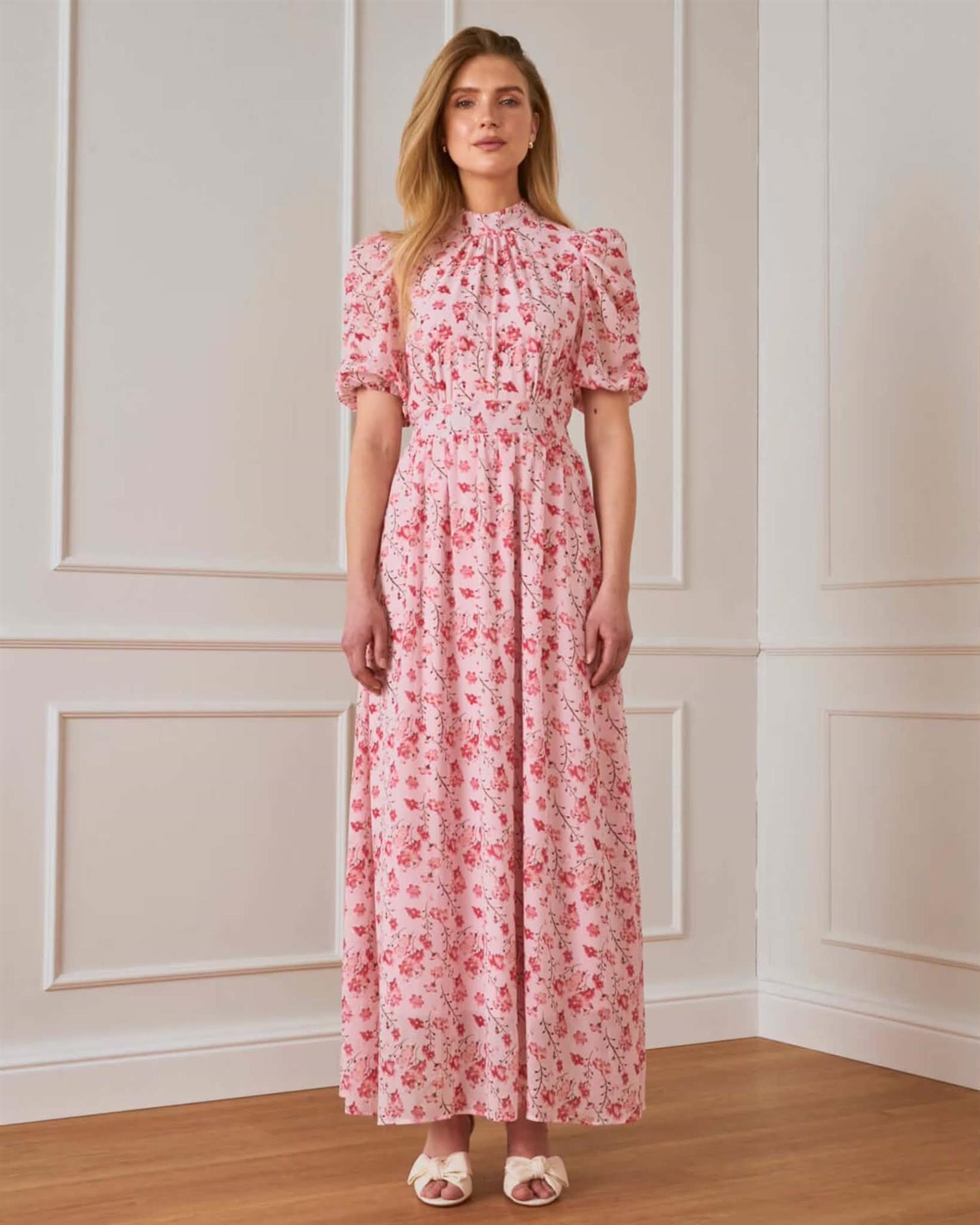 Emmeli Flower Dress Pink