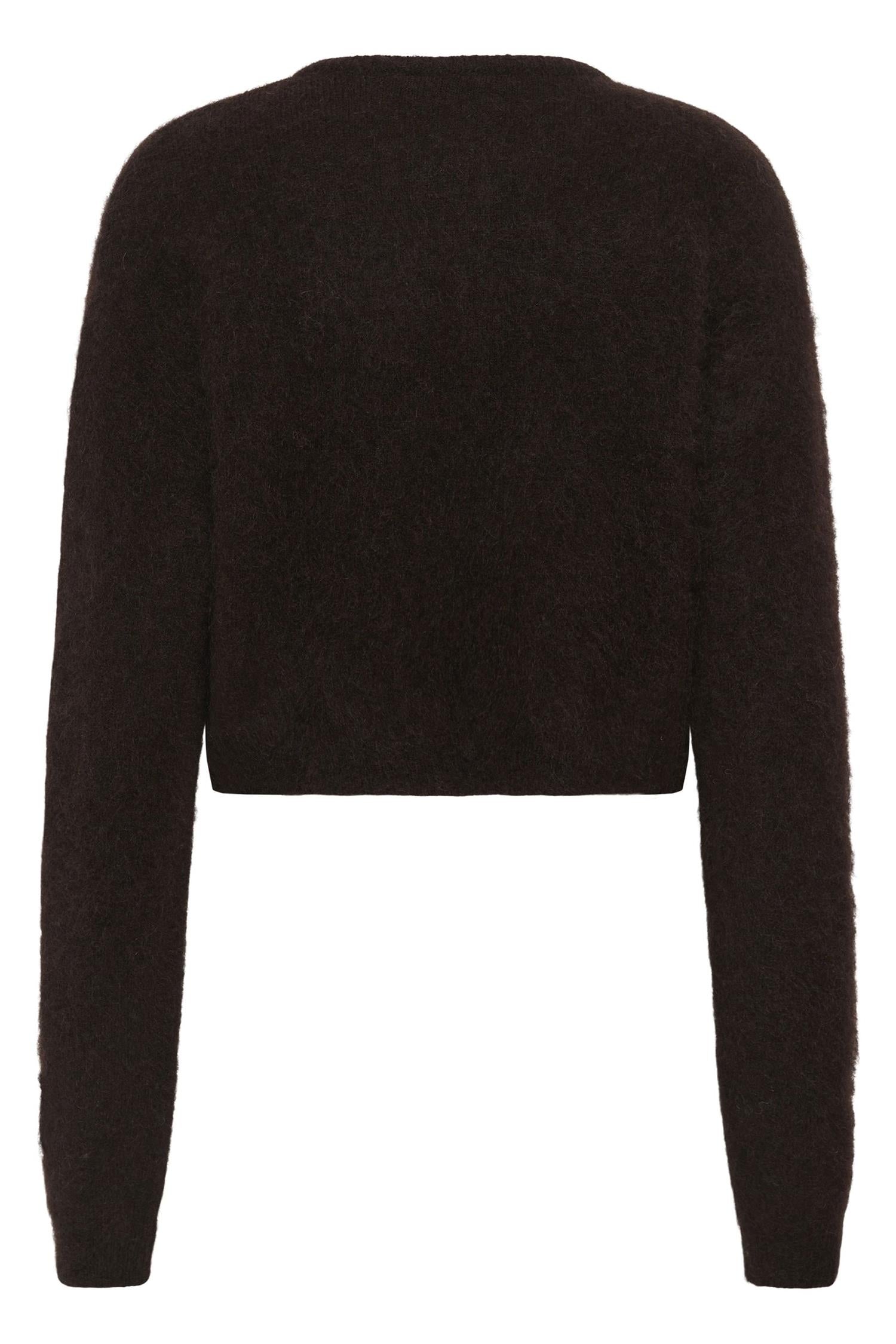 GzDebbie Short Cardigan Ganache Melange